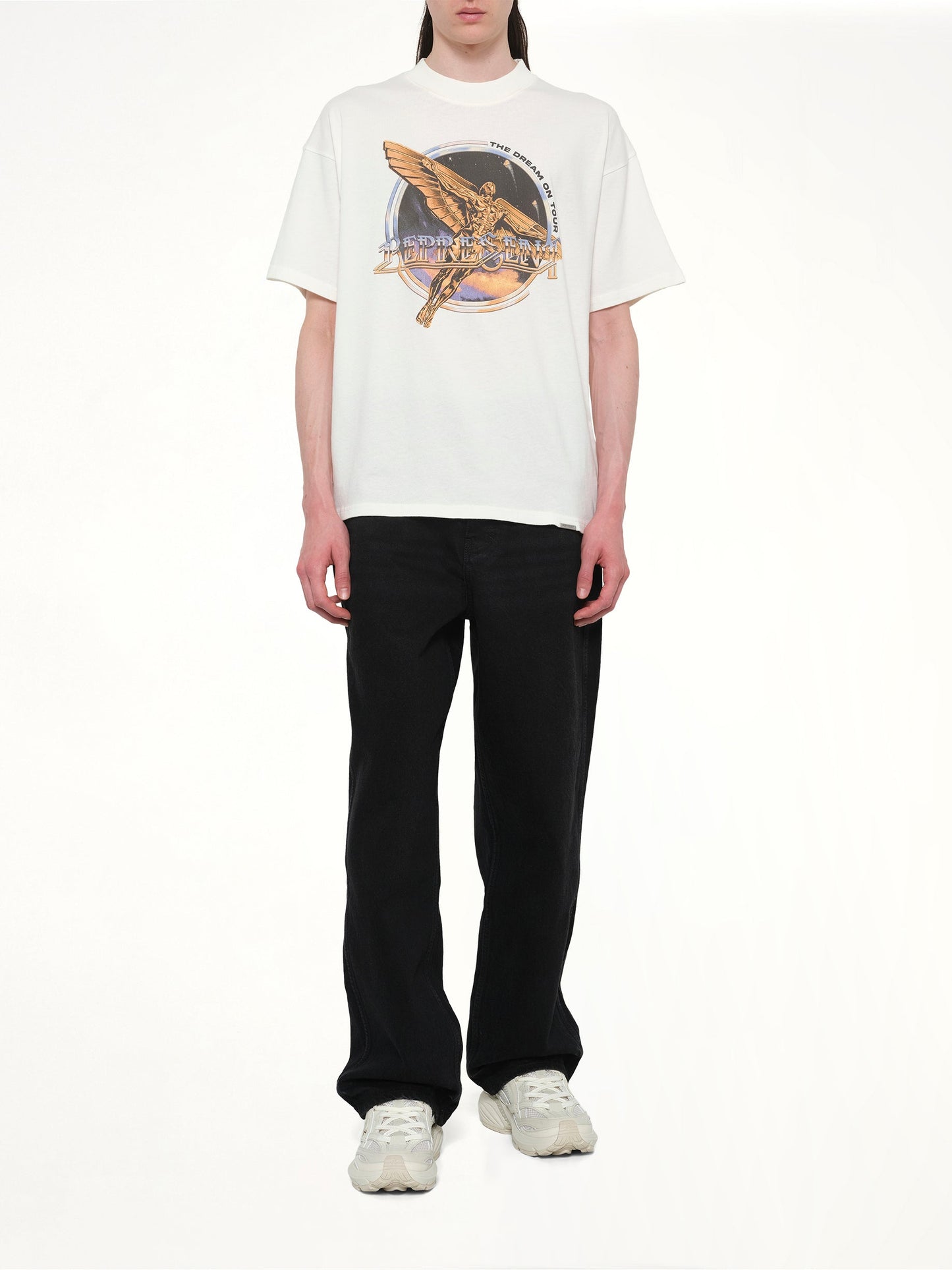 REPRESENT Golden Tour T-Shirt (White)