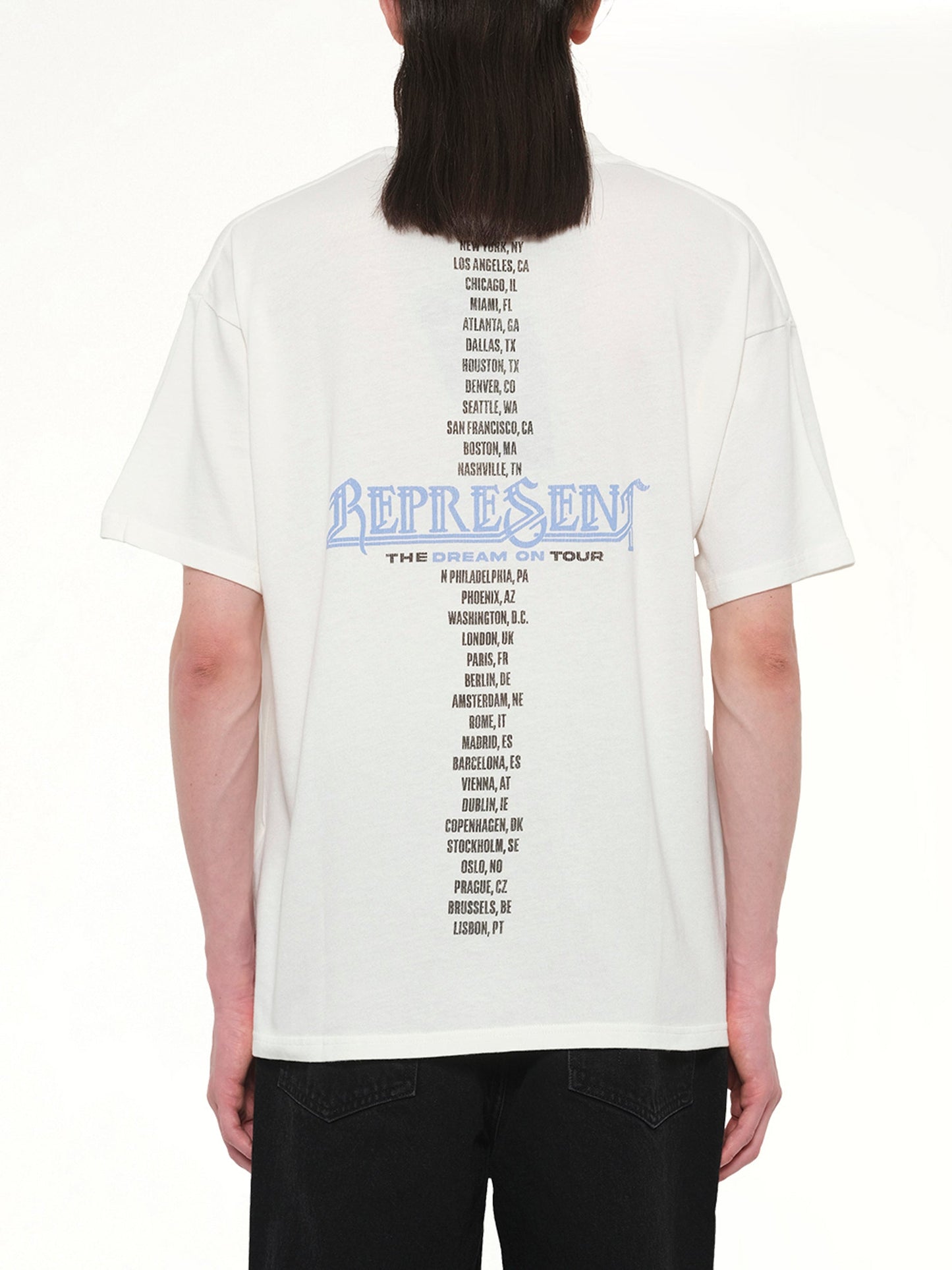 REPRESENT Golden Tour T-Shirt (White)