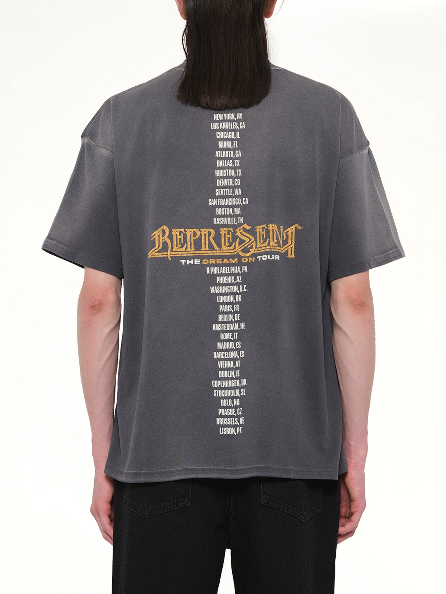 REPRESENT Golden Tour T-Shirt (Grey)