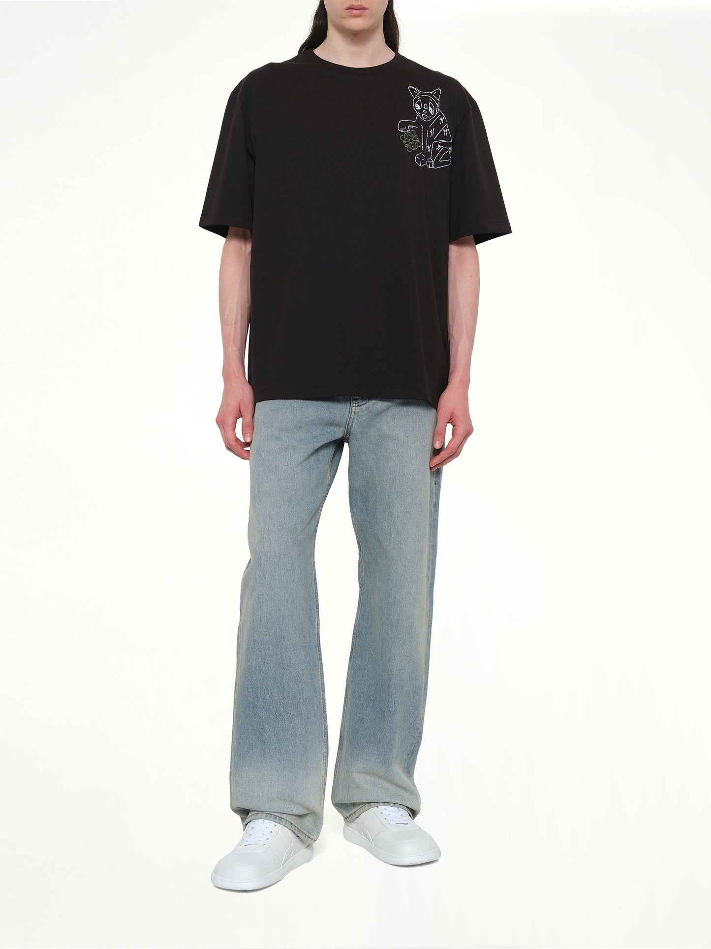 LOEWE Louis Wain Loose Fit T-Shirt (Black)