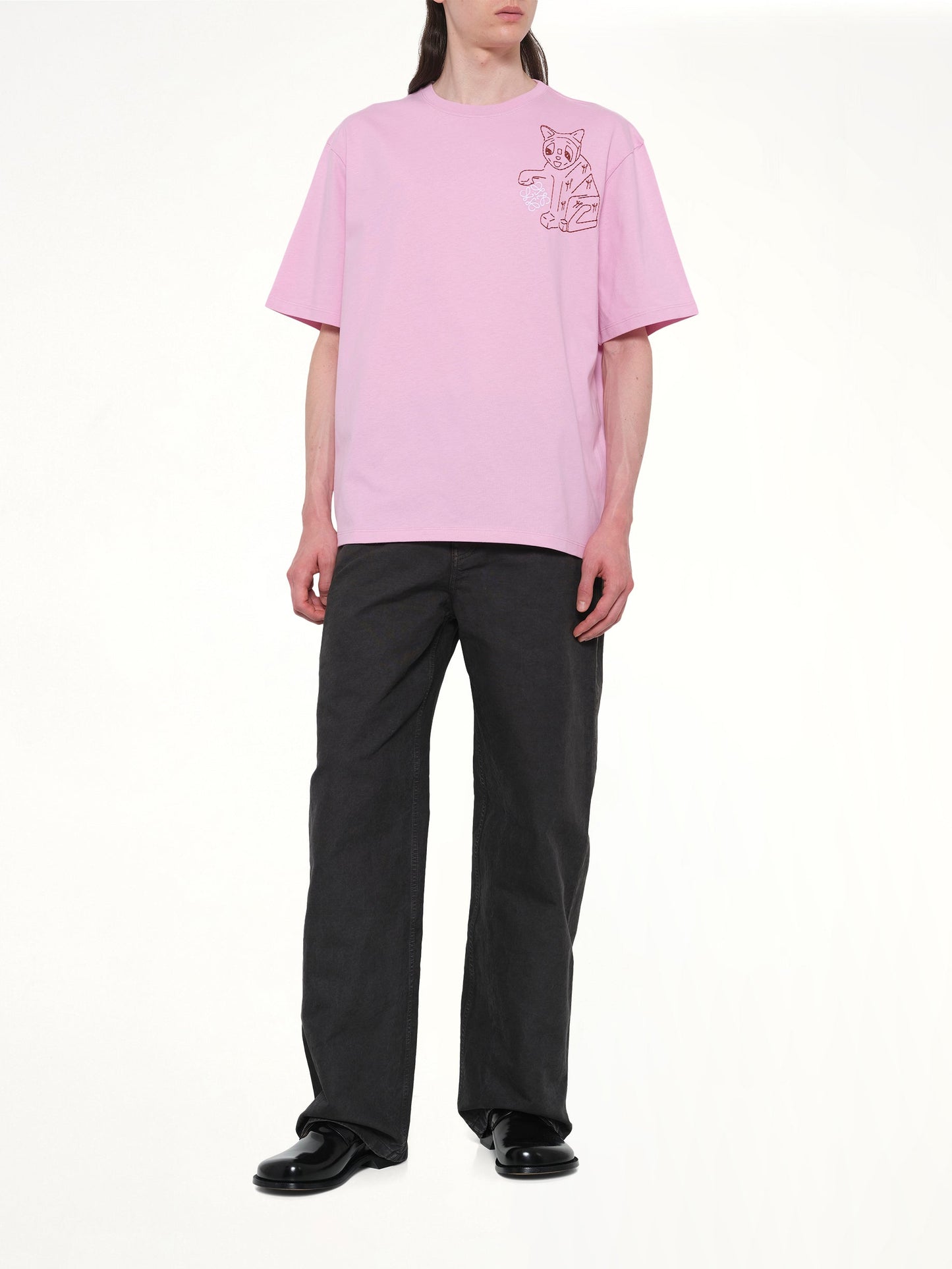 LOEWE Louis Wain Loose Fit T-Shirt (Pink)