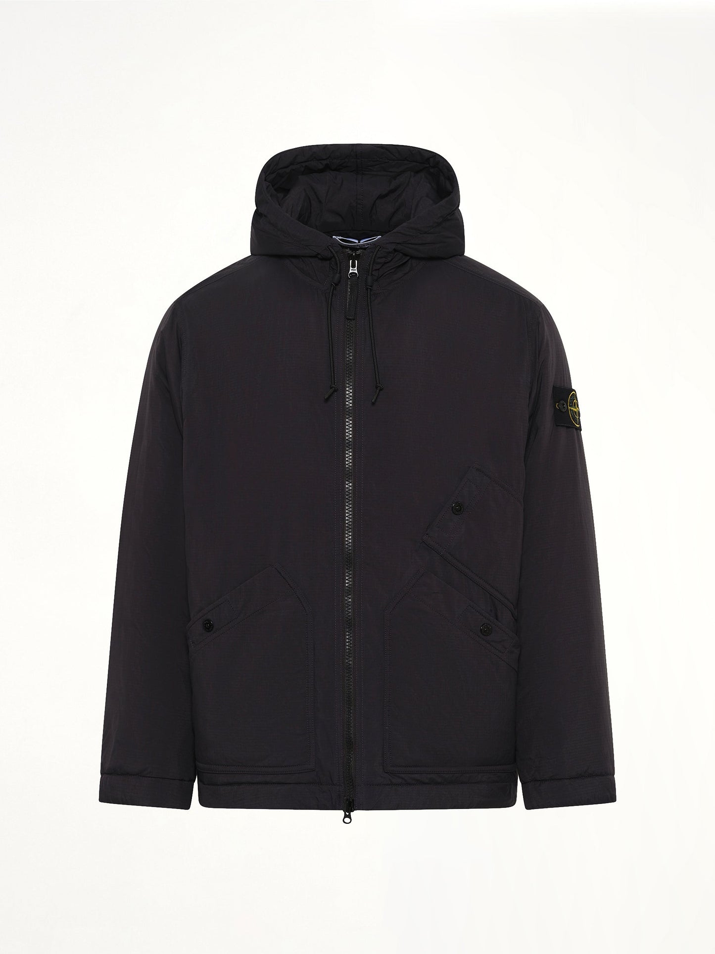 STONE ISLAND 4100018 Ripstop Short Parka (Black)