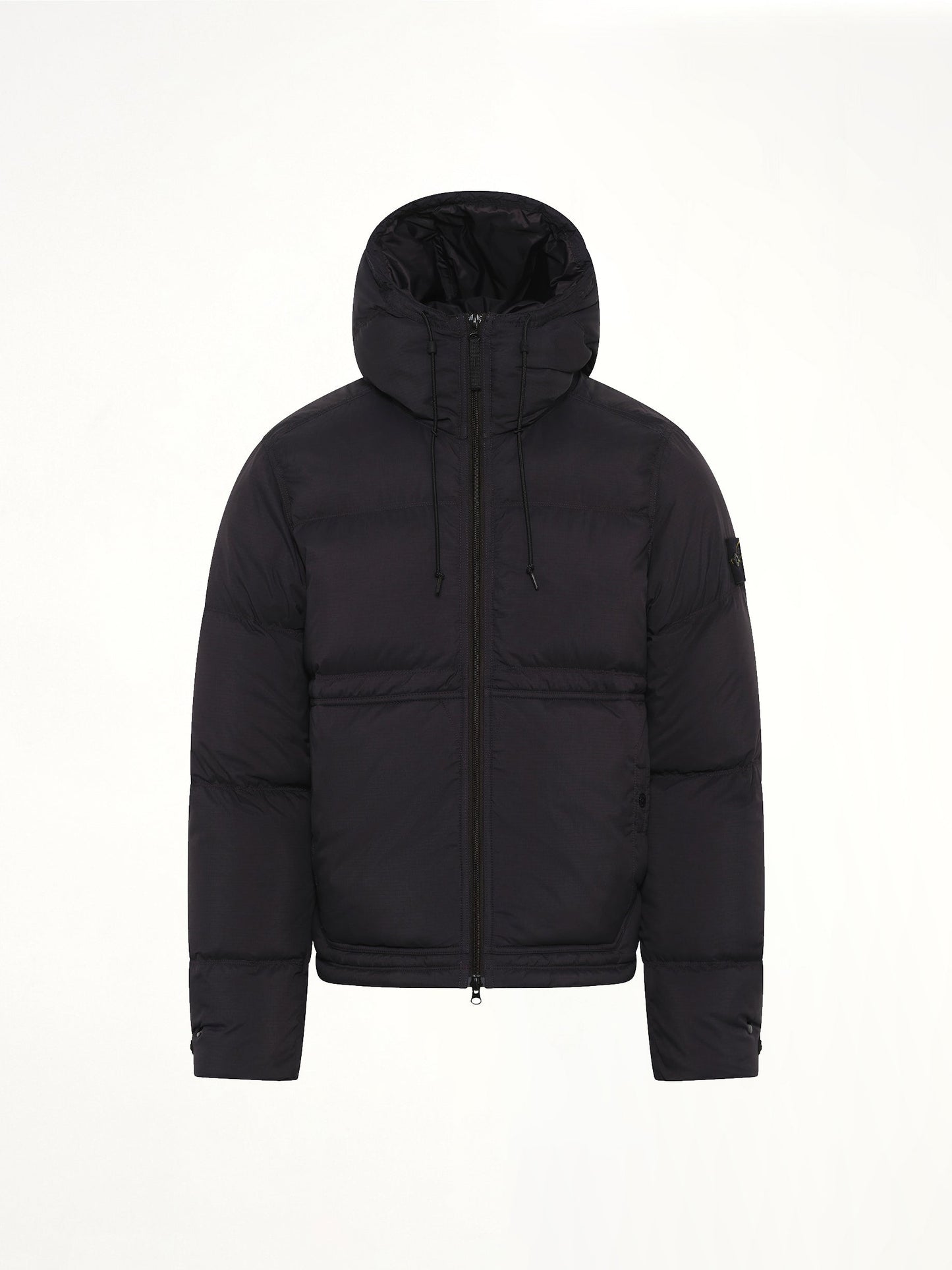 STONE ISLAND 4100019 Ripstop Short Parka (Black)