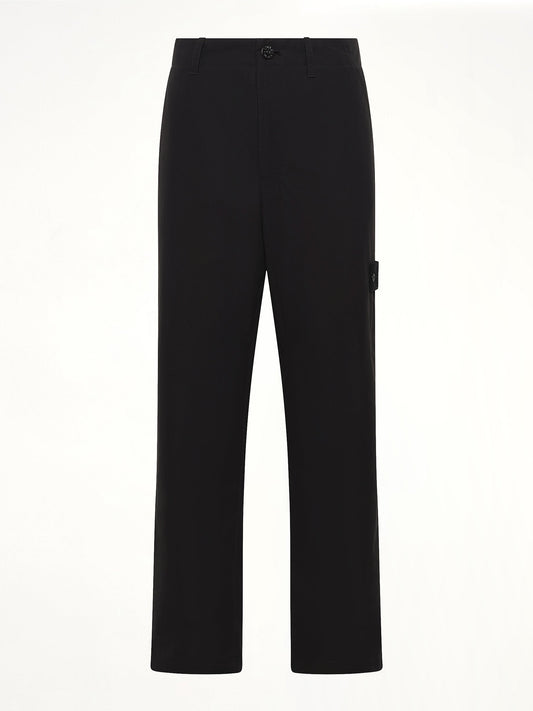 STONE ISLAND 310004 Weatherproof Trousers (Black)