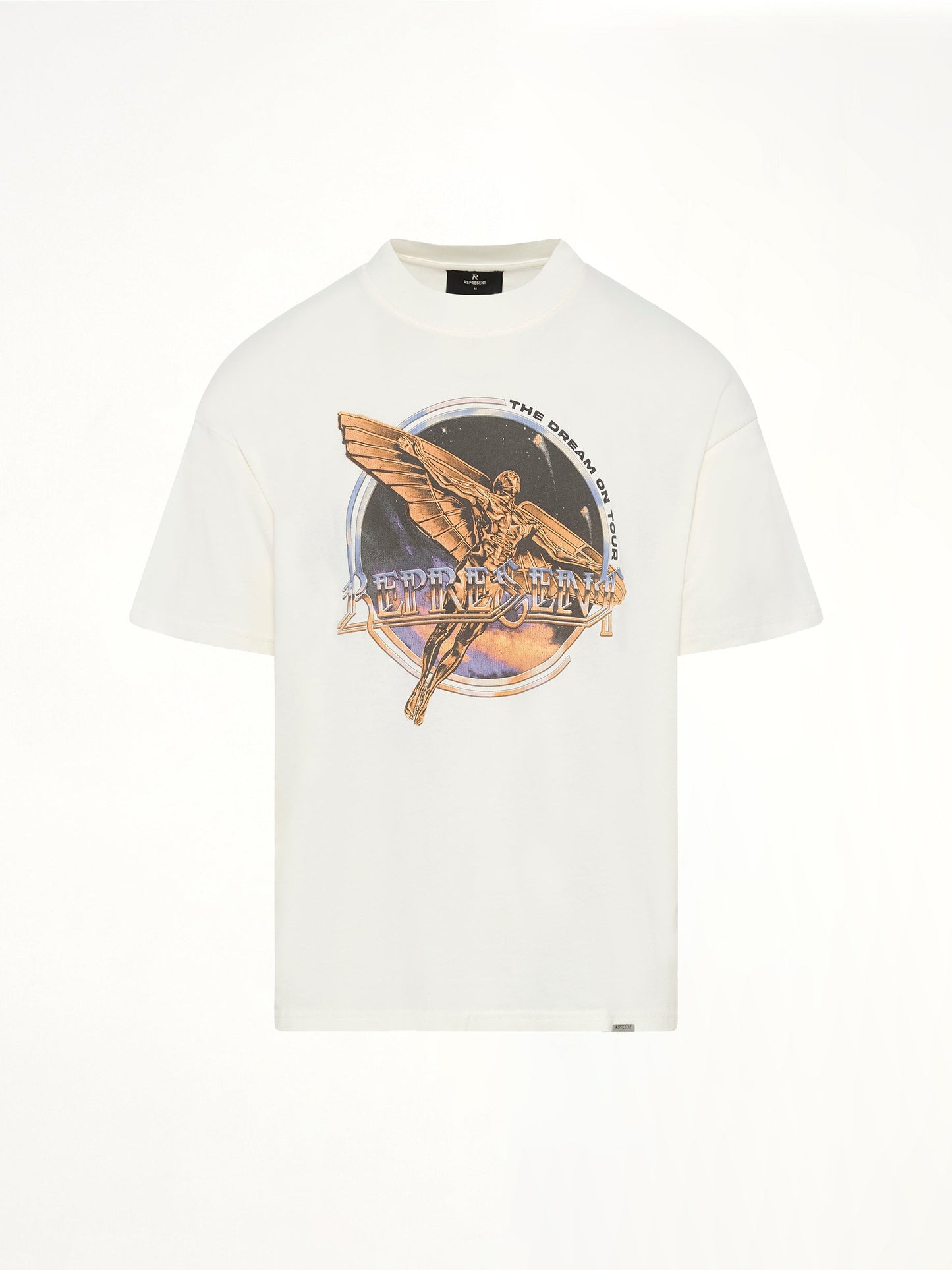 REPRESENT Golden Tour T-Shirt (White)