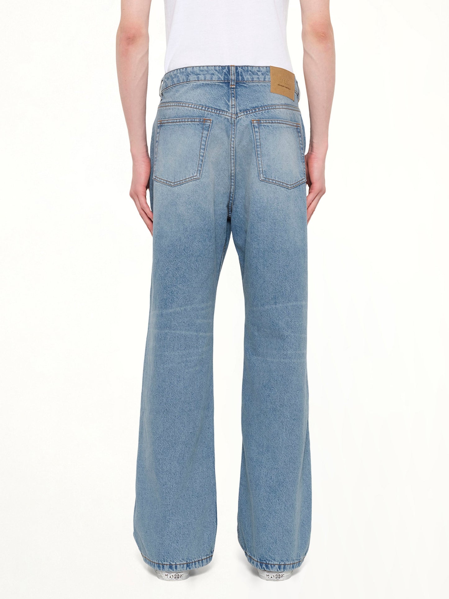 AMI PARIS Large Fit Jeans (Blue)