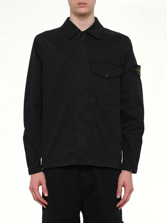 Image of Shirts. Product name - 1200001 Shirts in Black colour by brand - STONE ISLAND