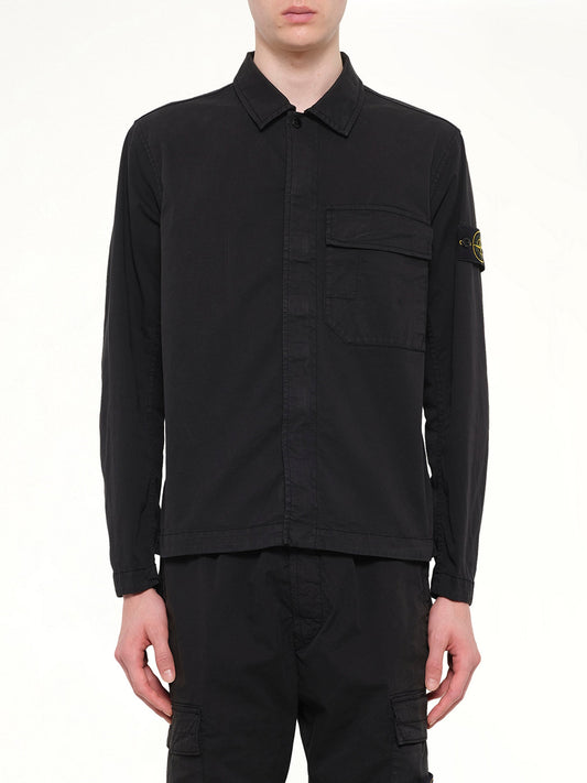 Image of Shirts. Product name - 1200013 Shirts in Black colour by brand - STONE ISLAND