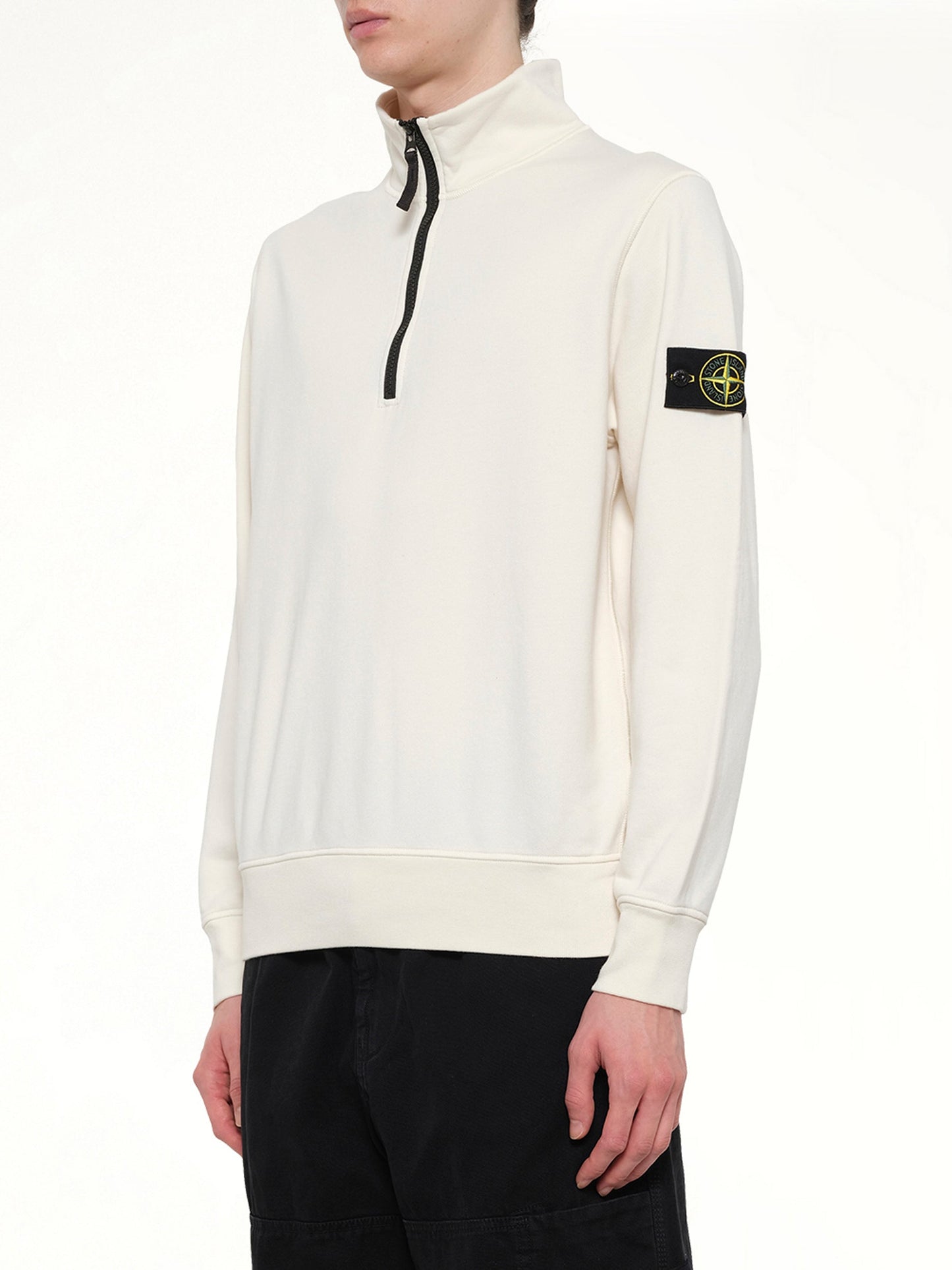 STONE ISLAND 6100070 LS Polo (Ivory)