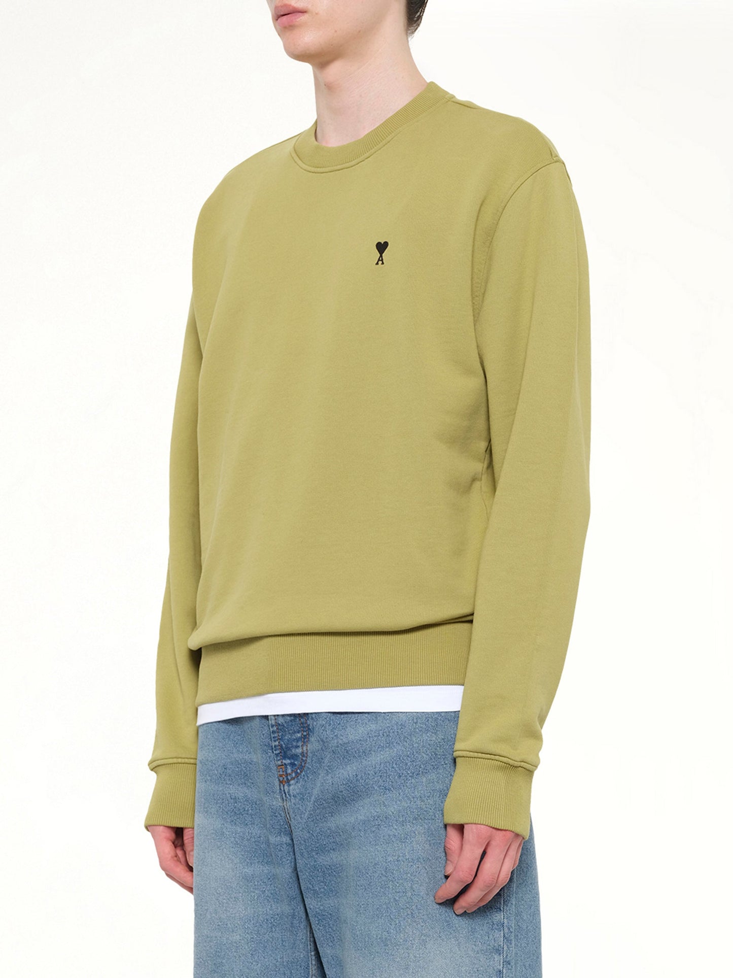 AMI PARIS Contrasted ADC Sweatshirt (Green)