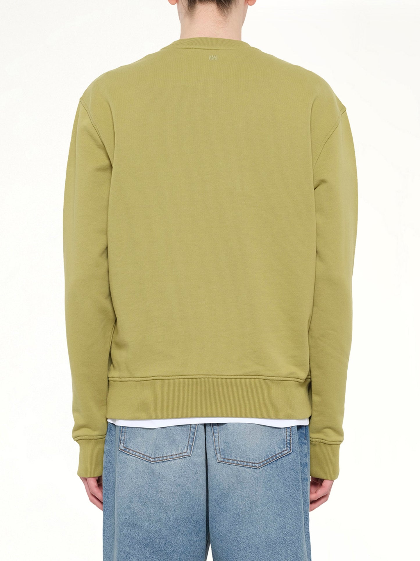 AMI PARIS Contrasted ADC Sweatshirt (Green)