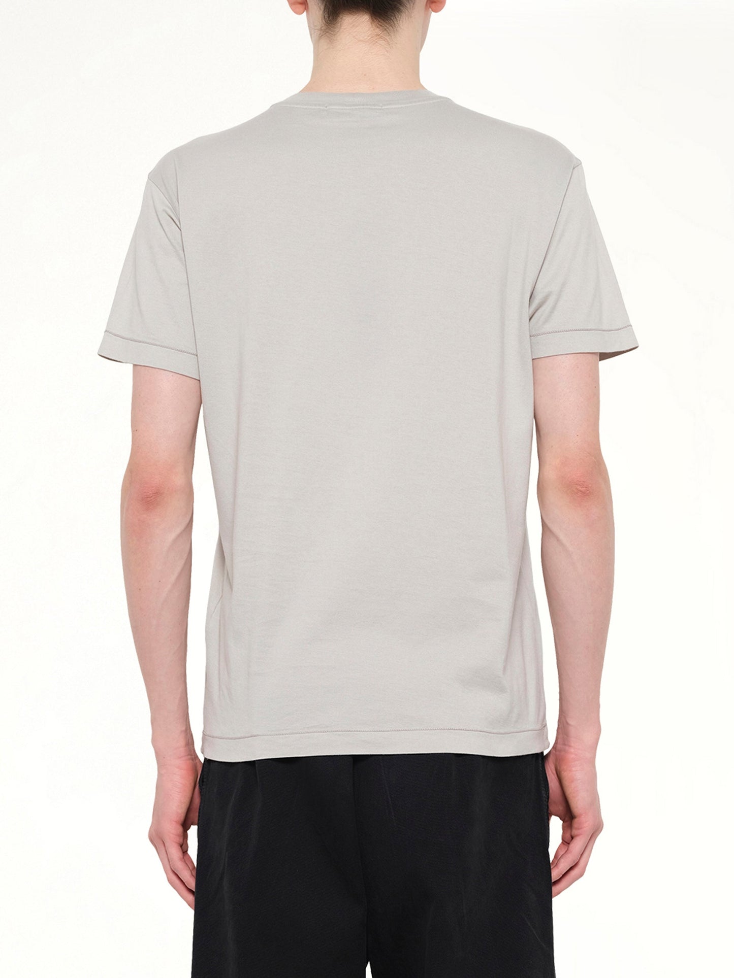 STONE ISLAND 2100027 Logo Patch T-Shirt (Grey)
