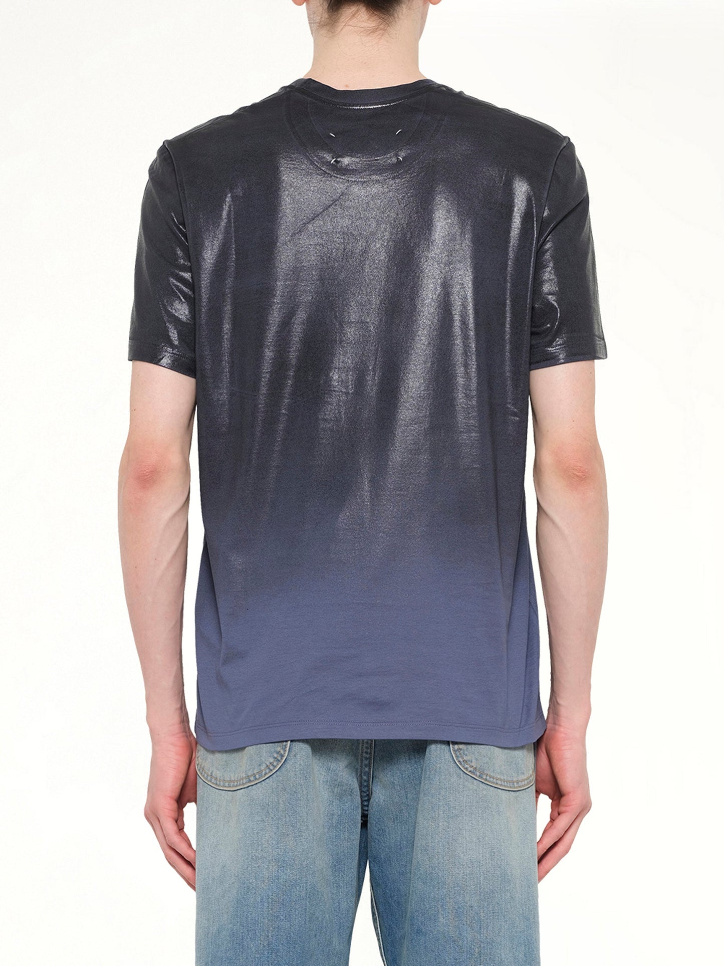 MAISON MARGIELA Coated T-Shirt (Blue)