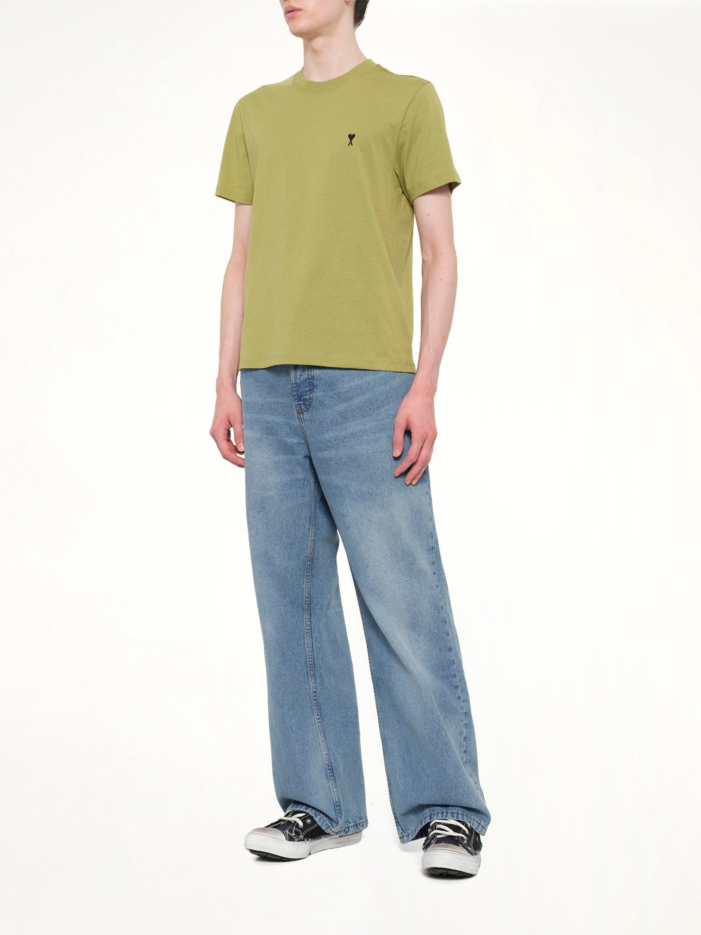 AMI PARIS Contrasted ADC T-Shirt (Green)