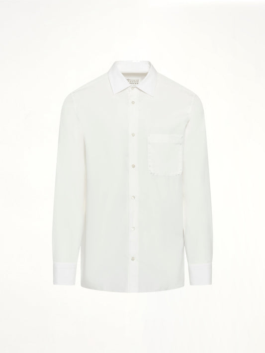 MAISON MARGIELA Long Sleeve Shirt (White)