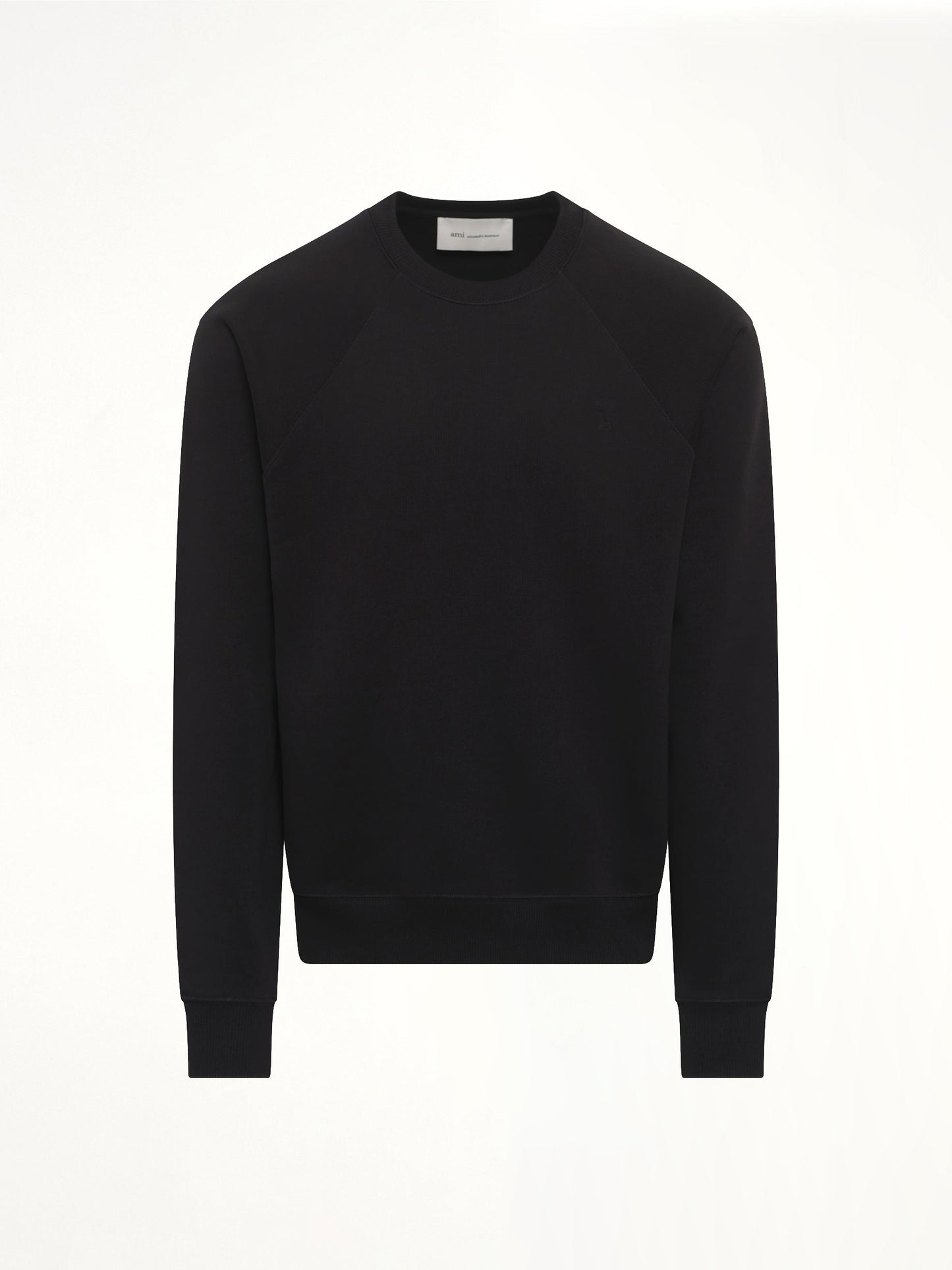 AMI PARIS Small Embossed ADC Sweatshirt (Black)