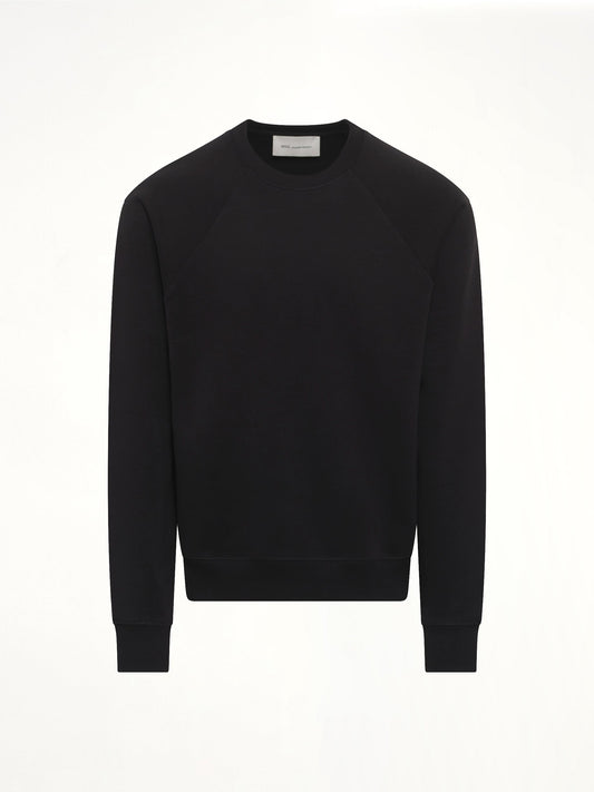 AMI PARIS Small Embossed ADC Sweatshirt (Black)