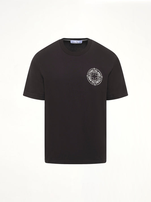 STONE ISLAND 2100001 Chest Logo T-Shirt (Black)