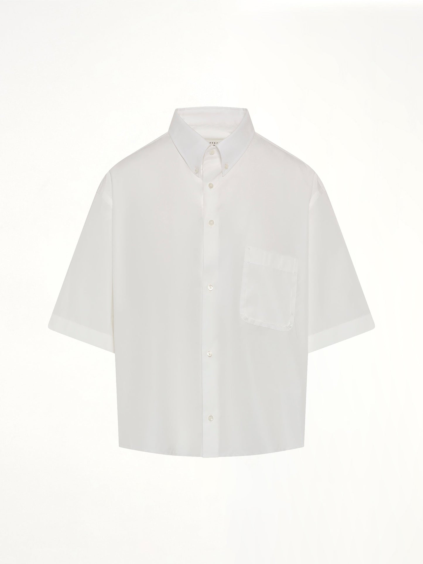 MAISON MARGIELA Short Sleeve Shirt (White)