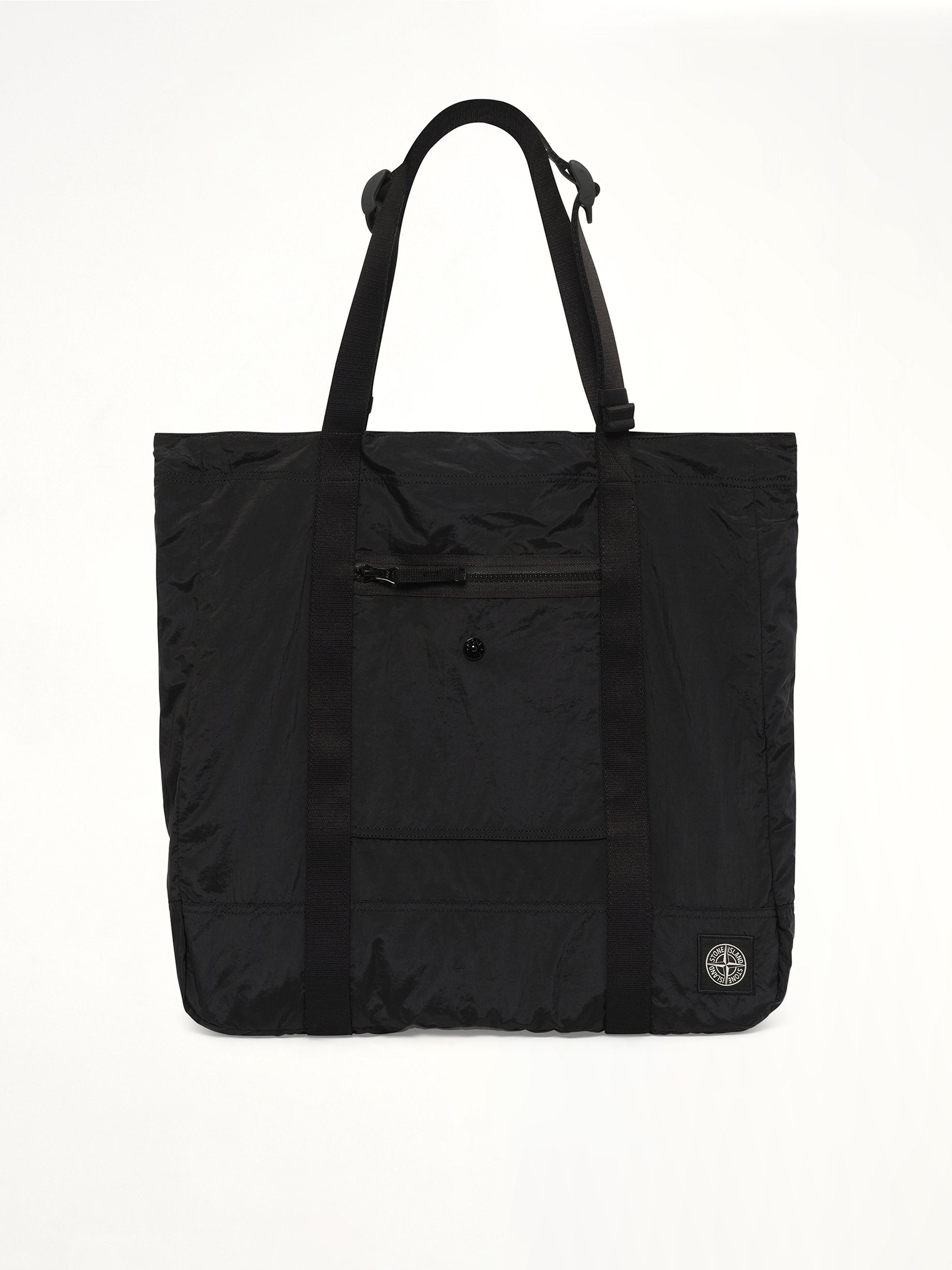 Image of Bags. Product name - 9200012 Tote Bag in Black colour by brand - STONE ISLAND