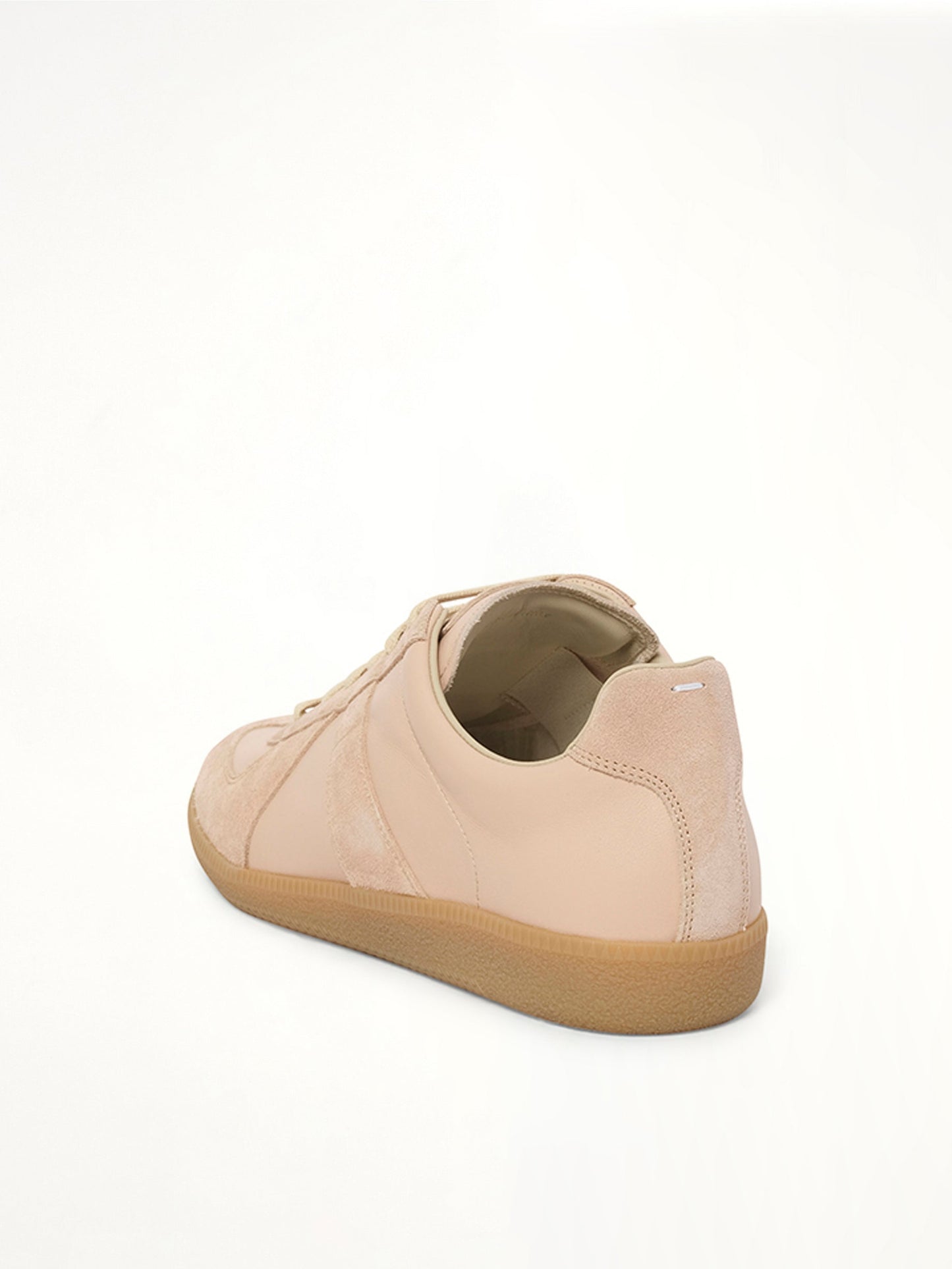 MAISON MARGIELA Replica Leather Sneaker (Almond Peach)