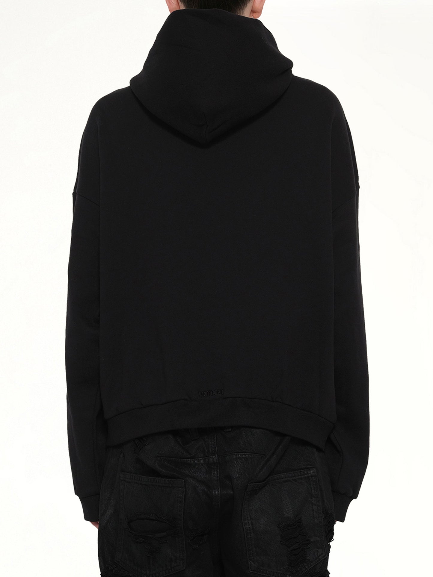 WE11DONE Amber Logo Hoodie (Black)