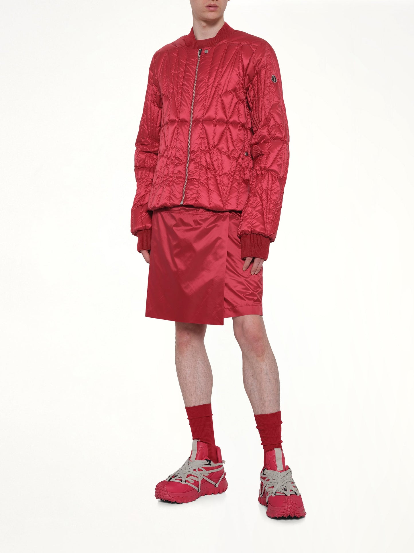 Rick Owens x Moncler Geocamo Flight Jacket (Carnelian)