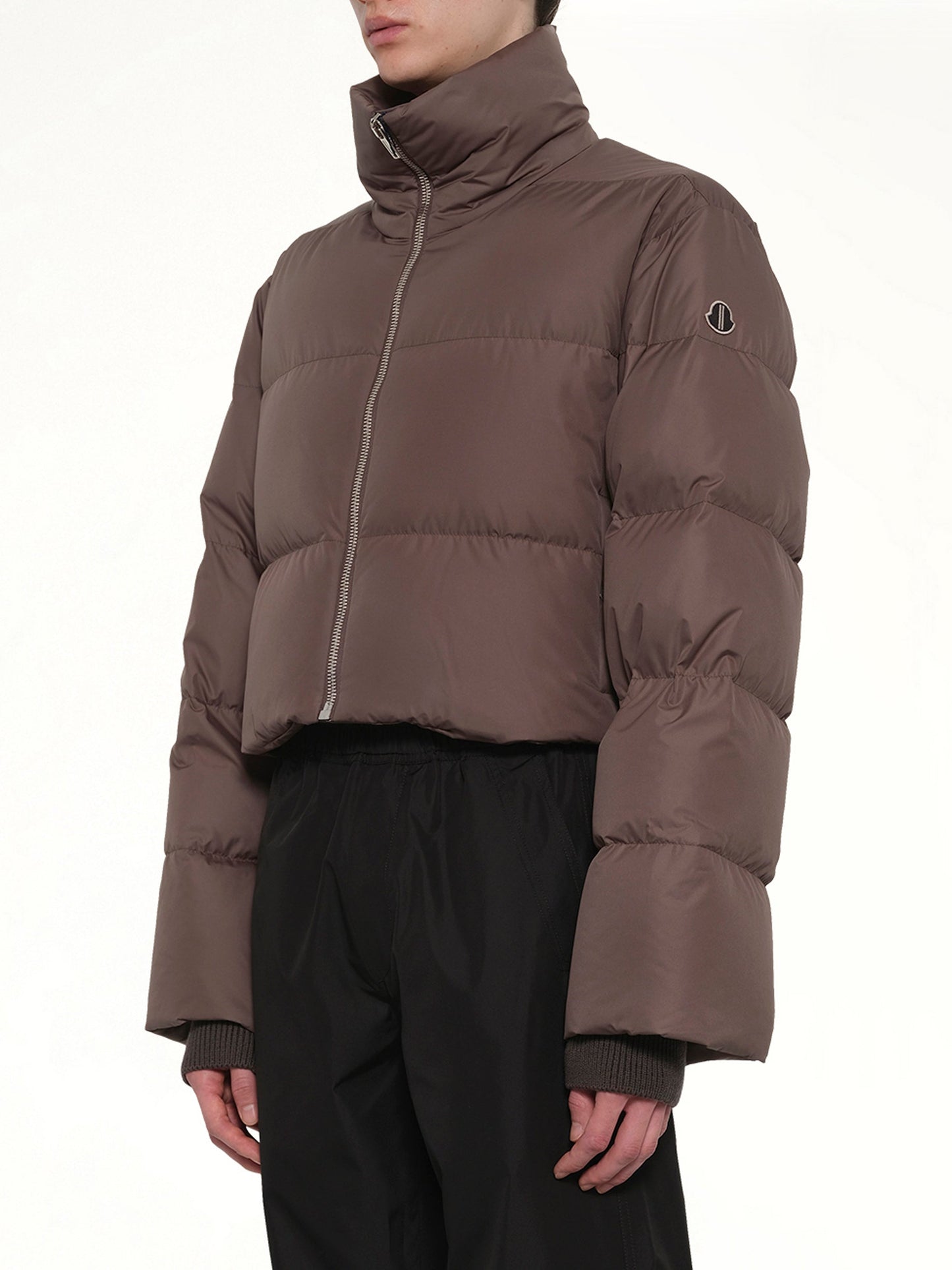 Rick Owens x Moncler Cropped Cyclopic Jacket (Dark Dust)