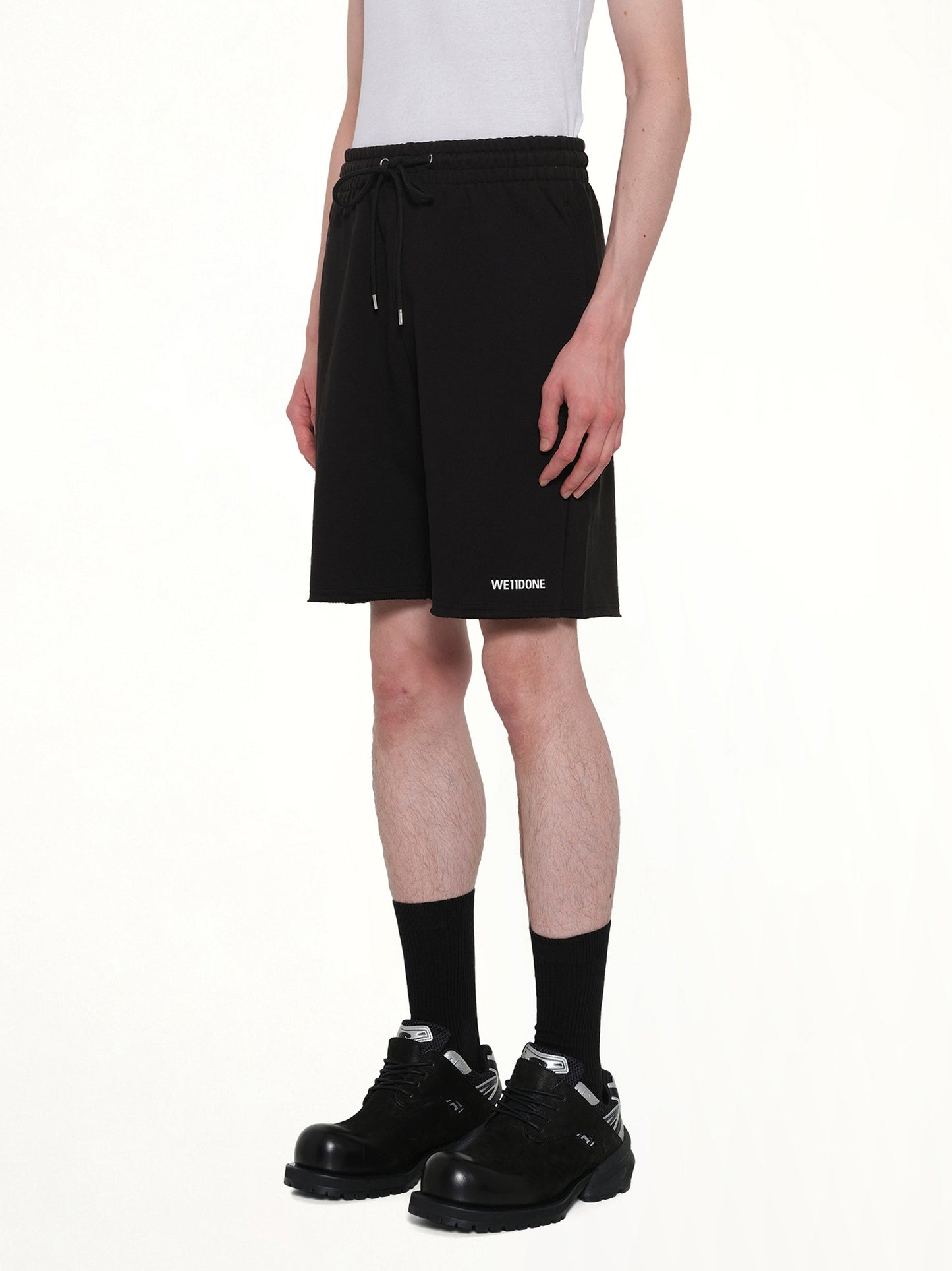 WE11DONE Basic Logo Shorts (Black)