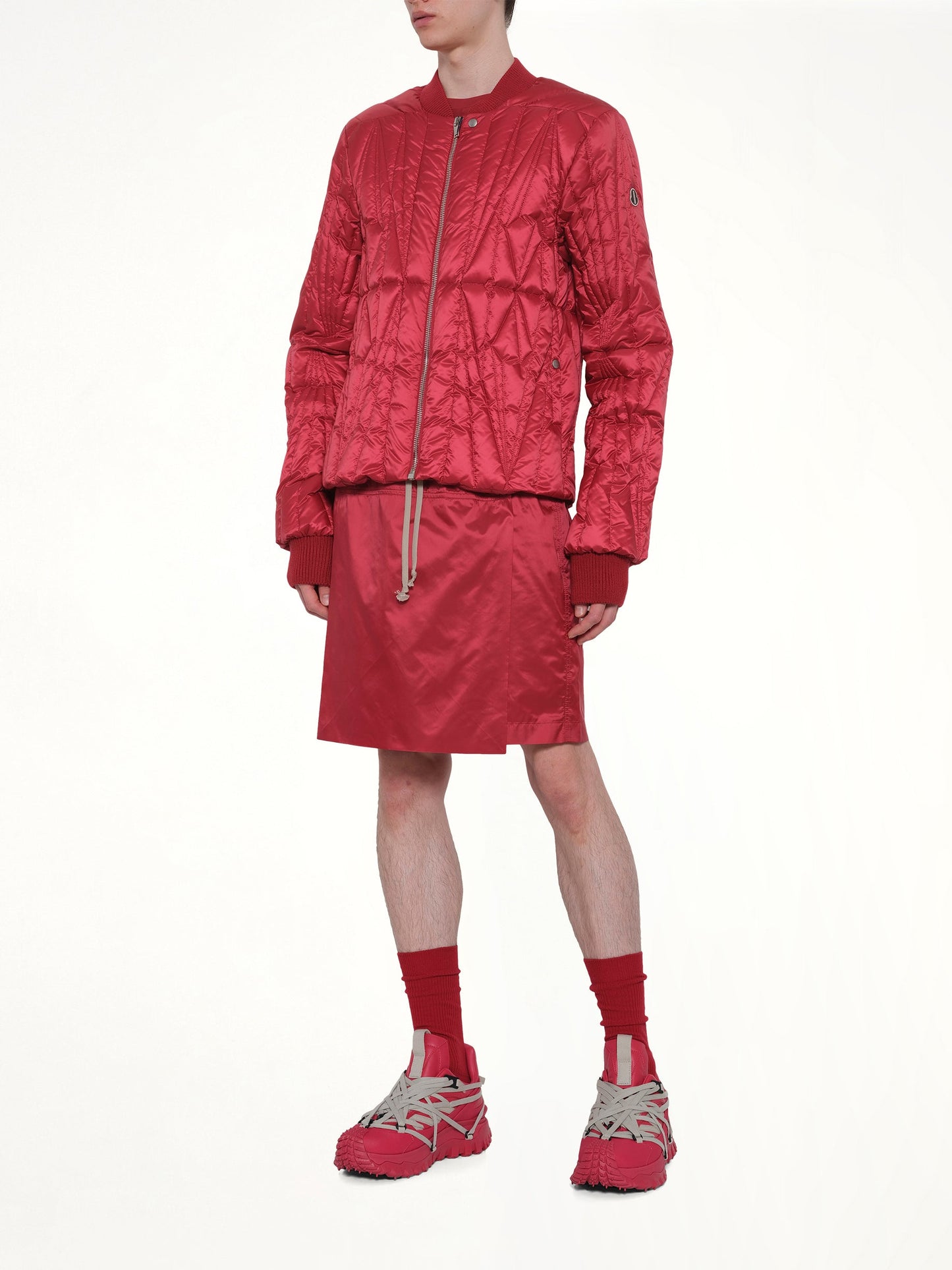 Rick Owens x Moncler Kiltshorts (Carnelian)