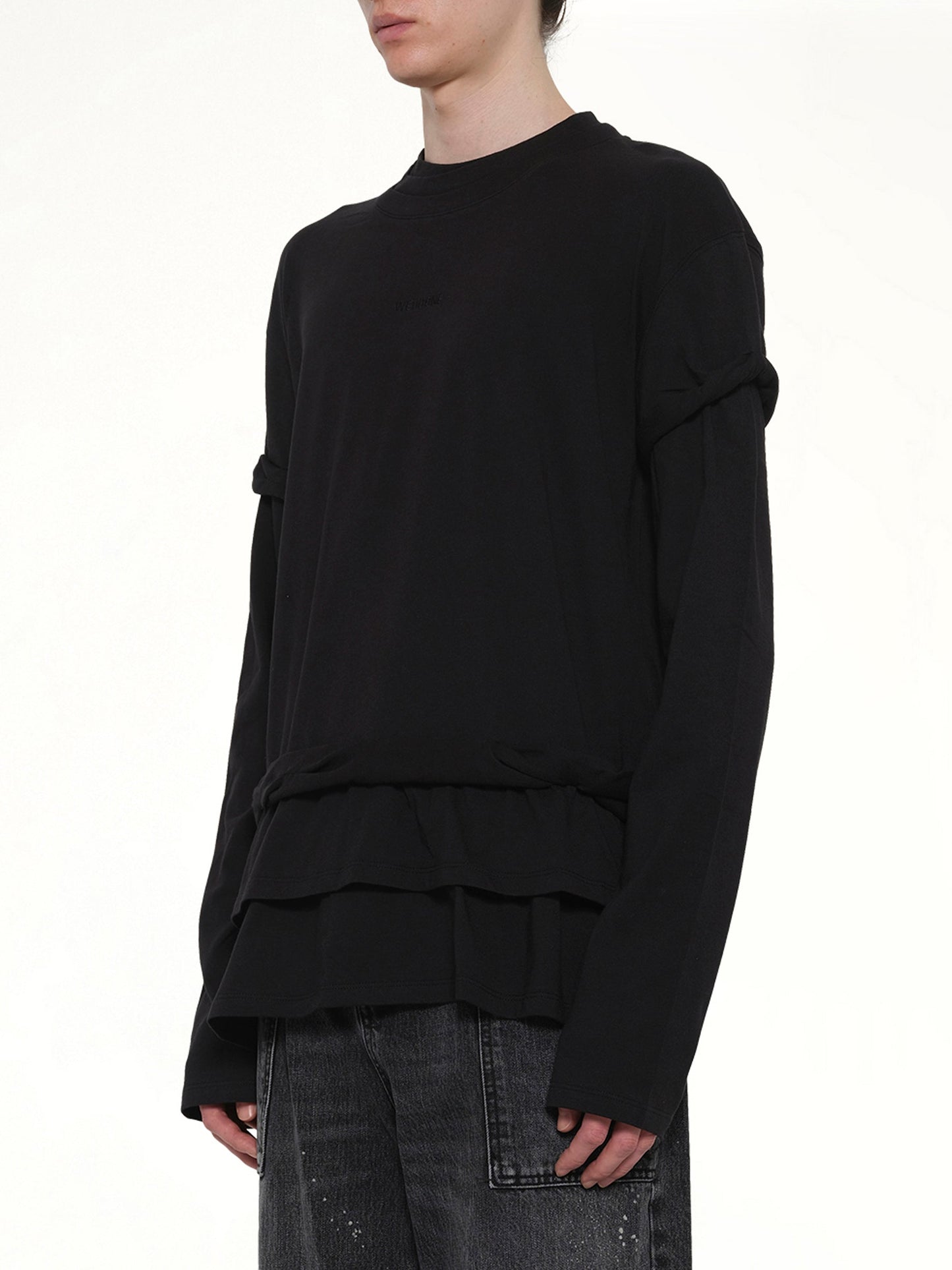 We11Done Triple-Layered T-Shirt (Black)