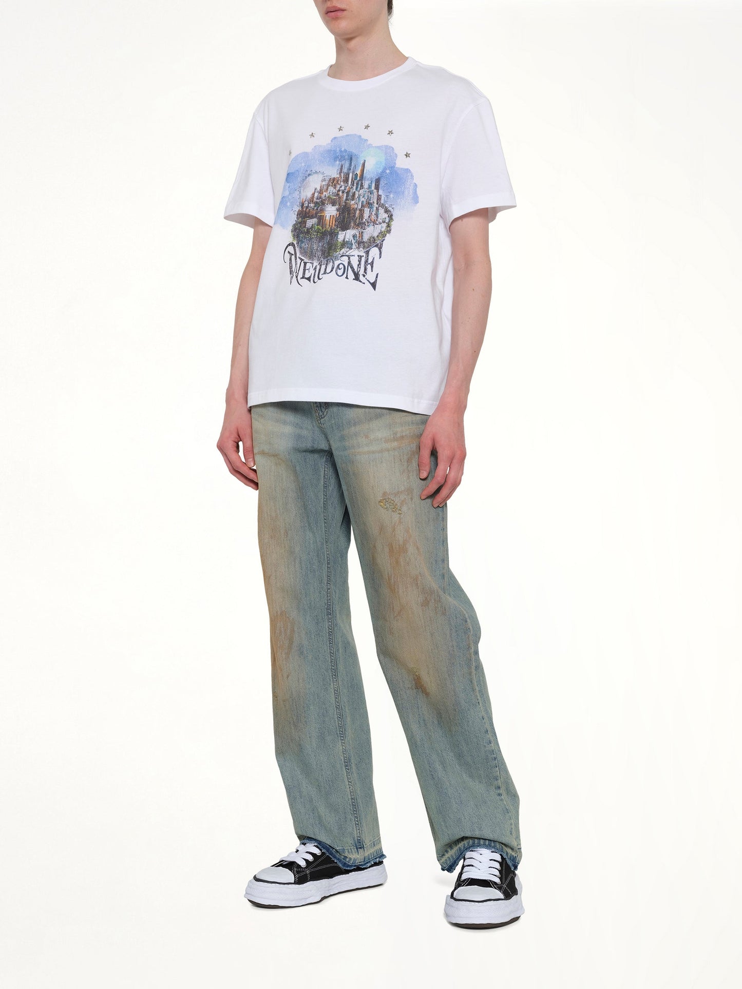WE11DONE City Regular-Fit T-Shirt (White)
