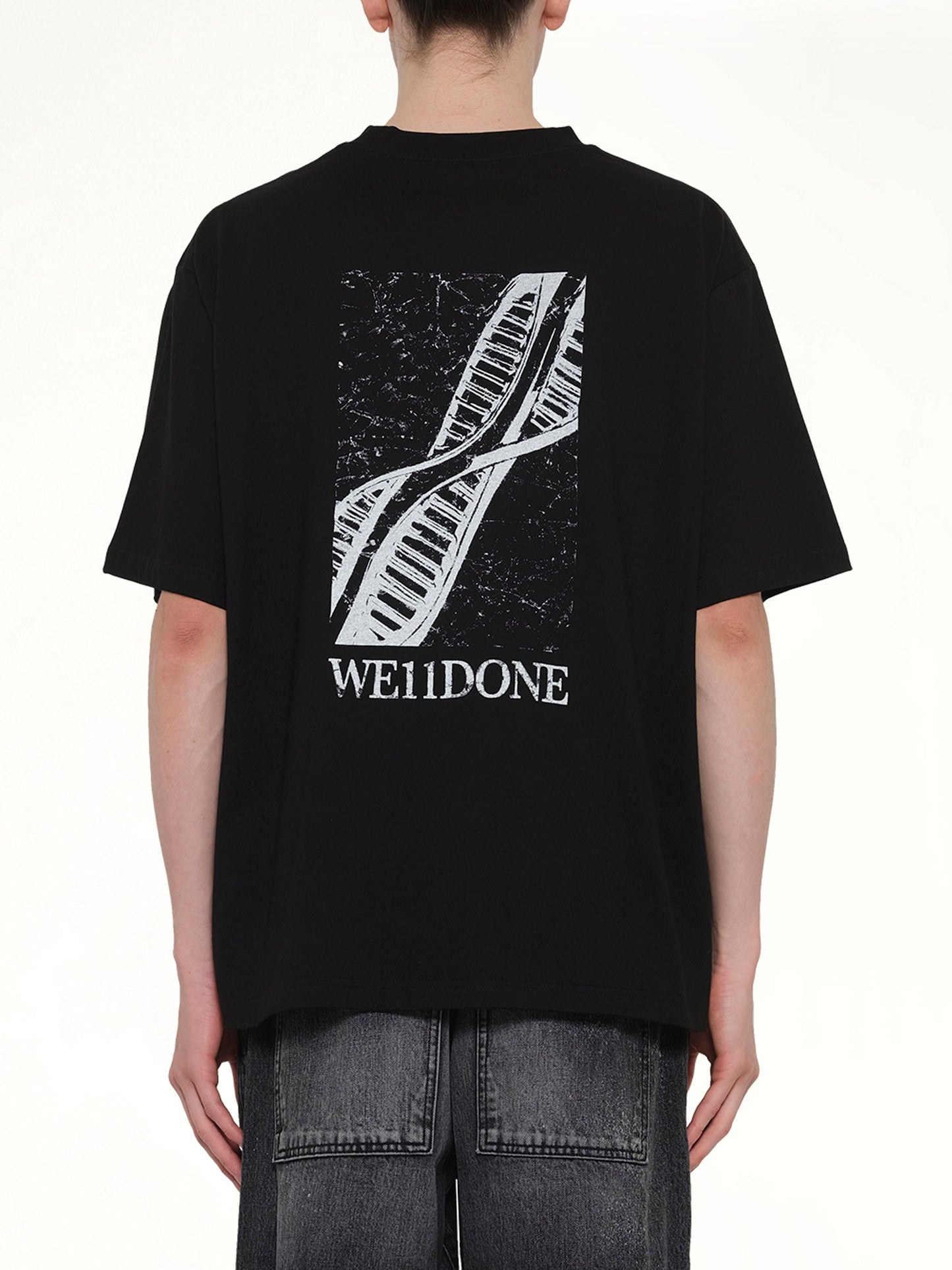 WE11DONE DNA Teddy ID T-Shirt (Black)