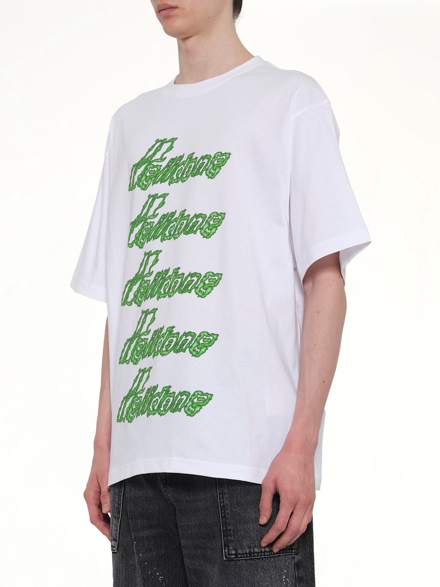 WE11DONE Multi-Logo T-Shirt (White)