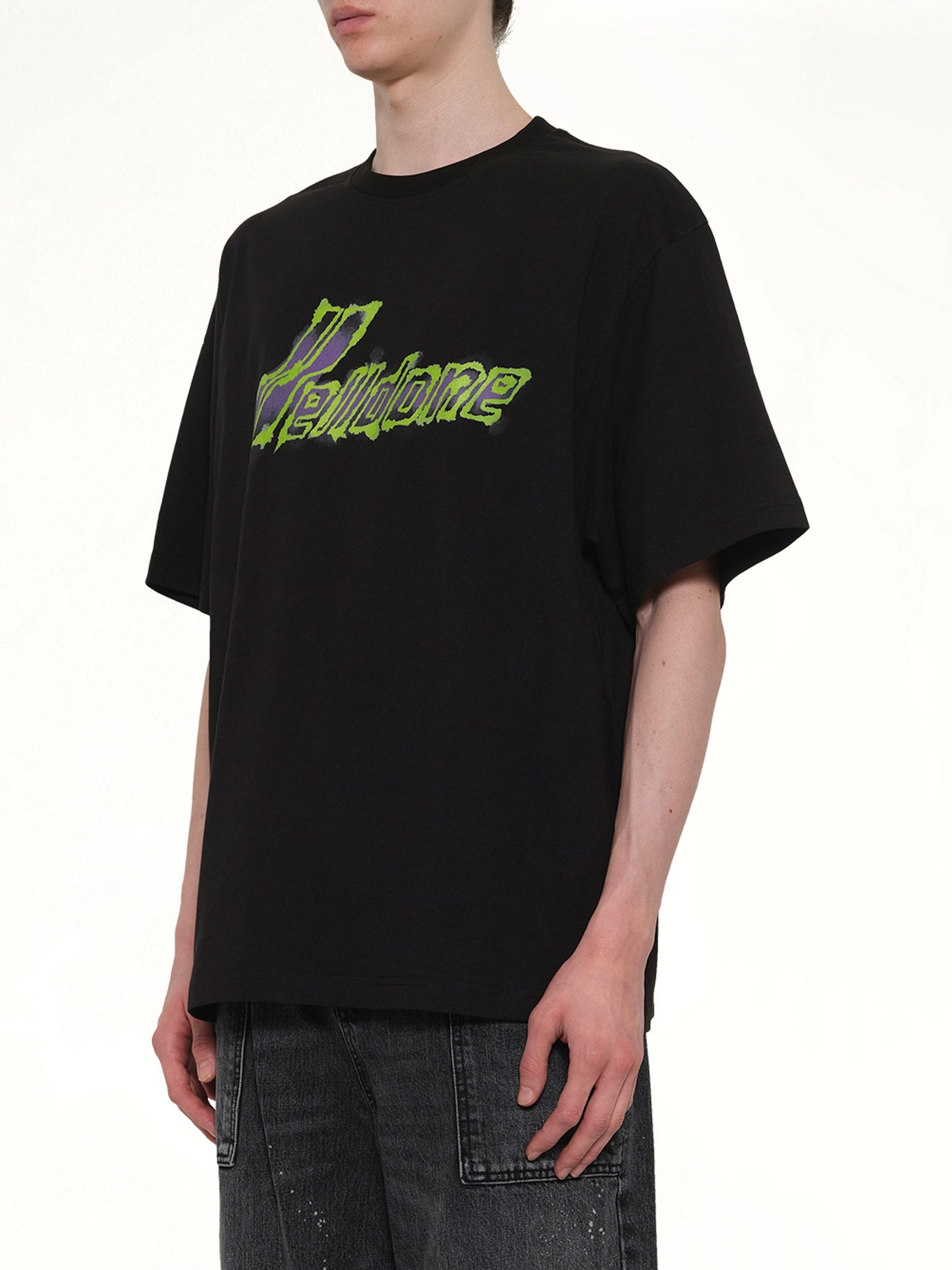 WE11DONE Watercolor T-Shirt (Black)