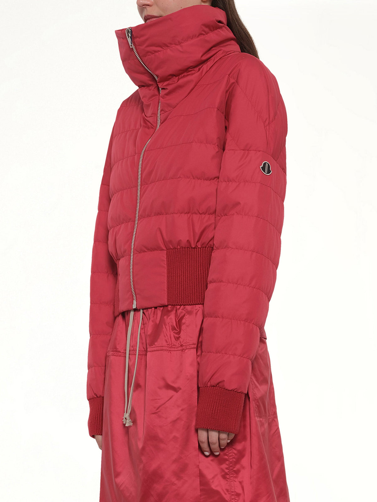 Rick Owens x Moncler Cropped Jacket (Carnelian)