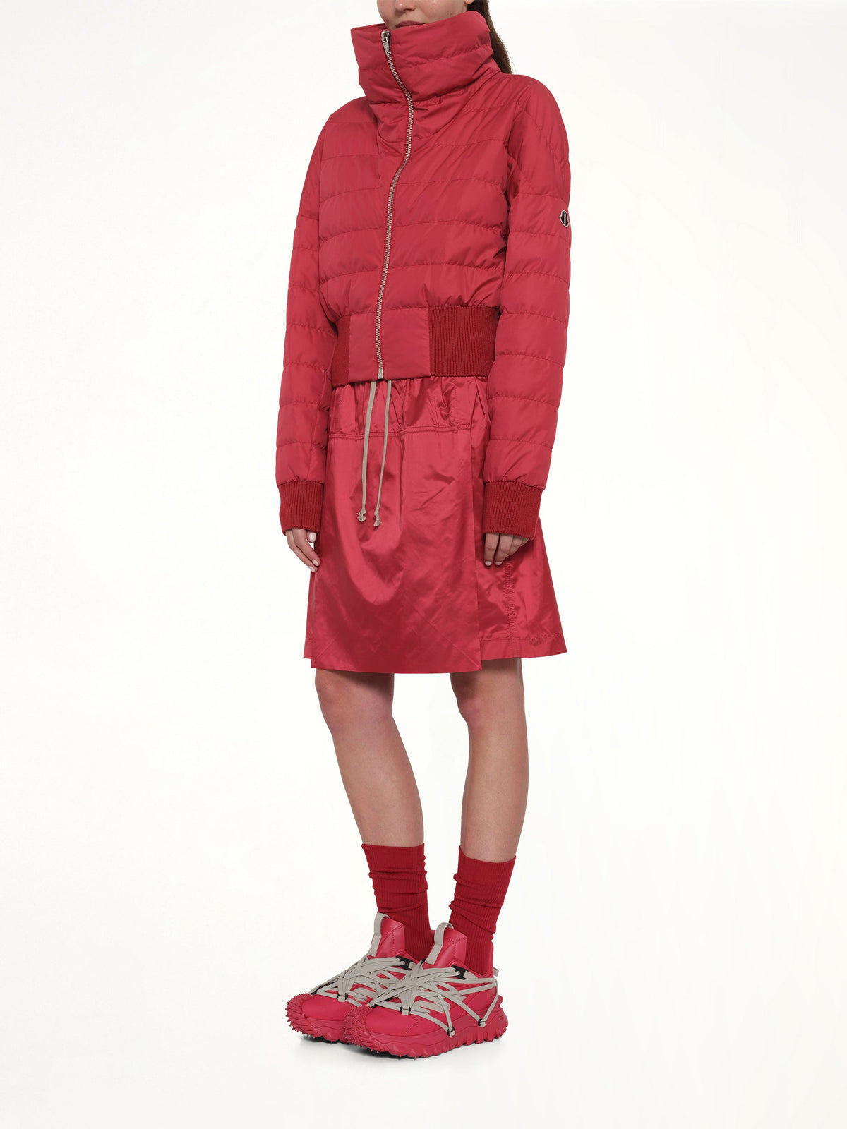 Rick Owens x Moncler Cropped Jacket (Carnelian)
