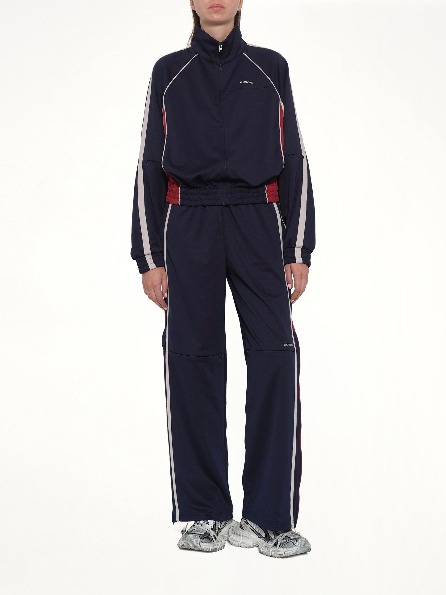 WE11DONE Contrast Track Jacket (Navy)