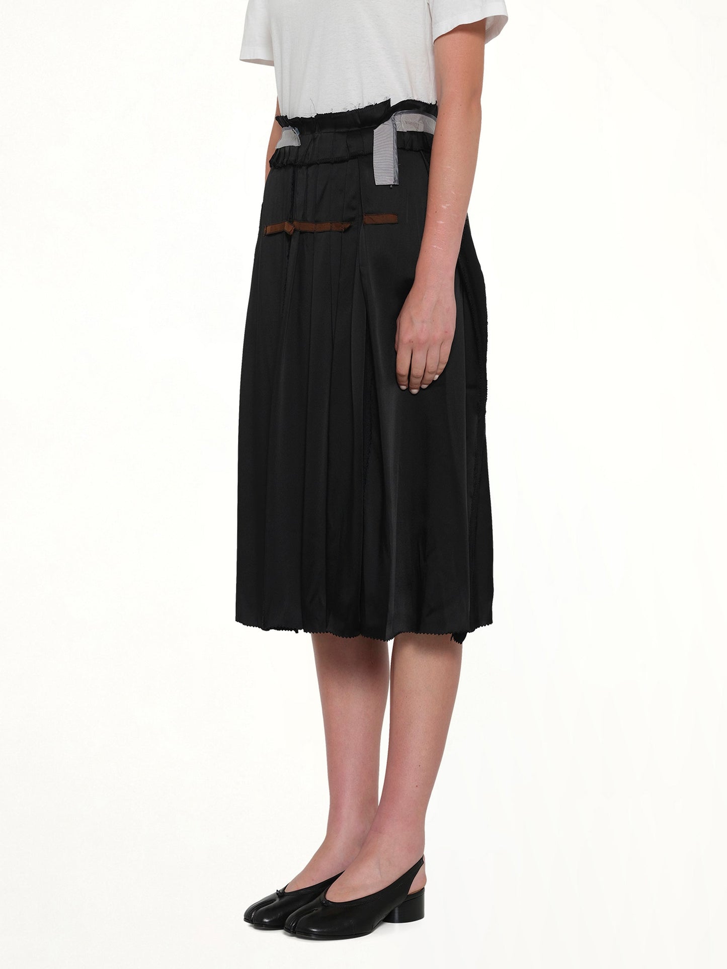 MAISON MARGIELA Layered Skirt (Black)