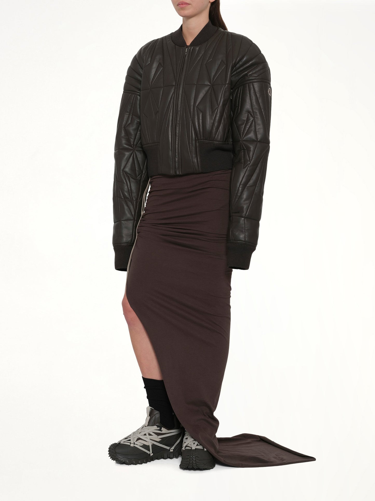 Rick Owens x Moncler Geocamo Cropped Jacket (Dark Dust)