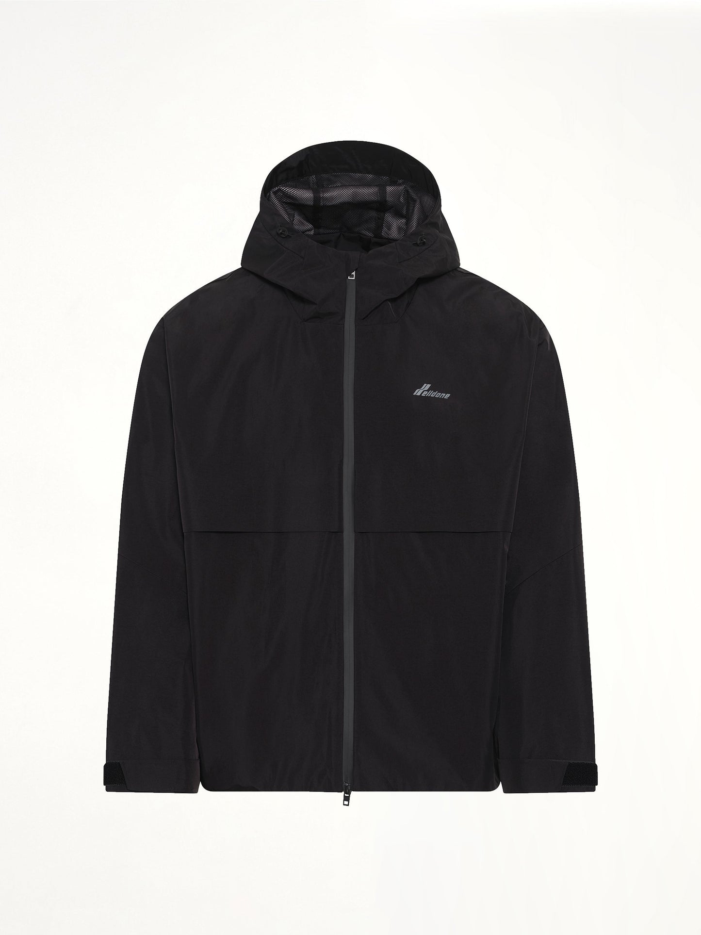 WE11DONE 3L Shell Hoodie Jacket (Black)