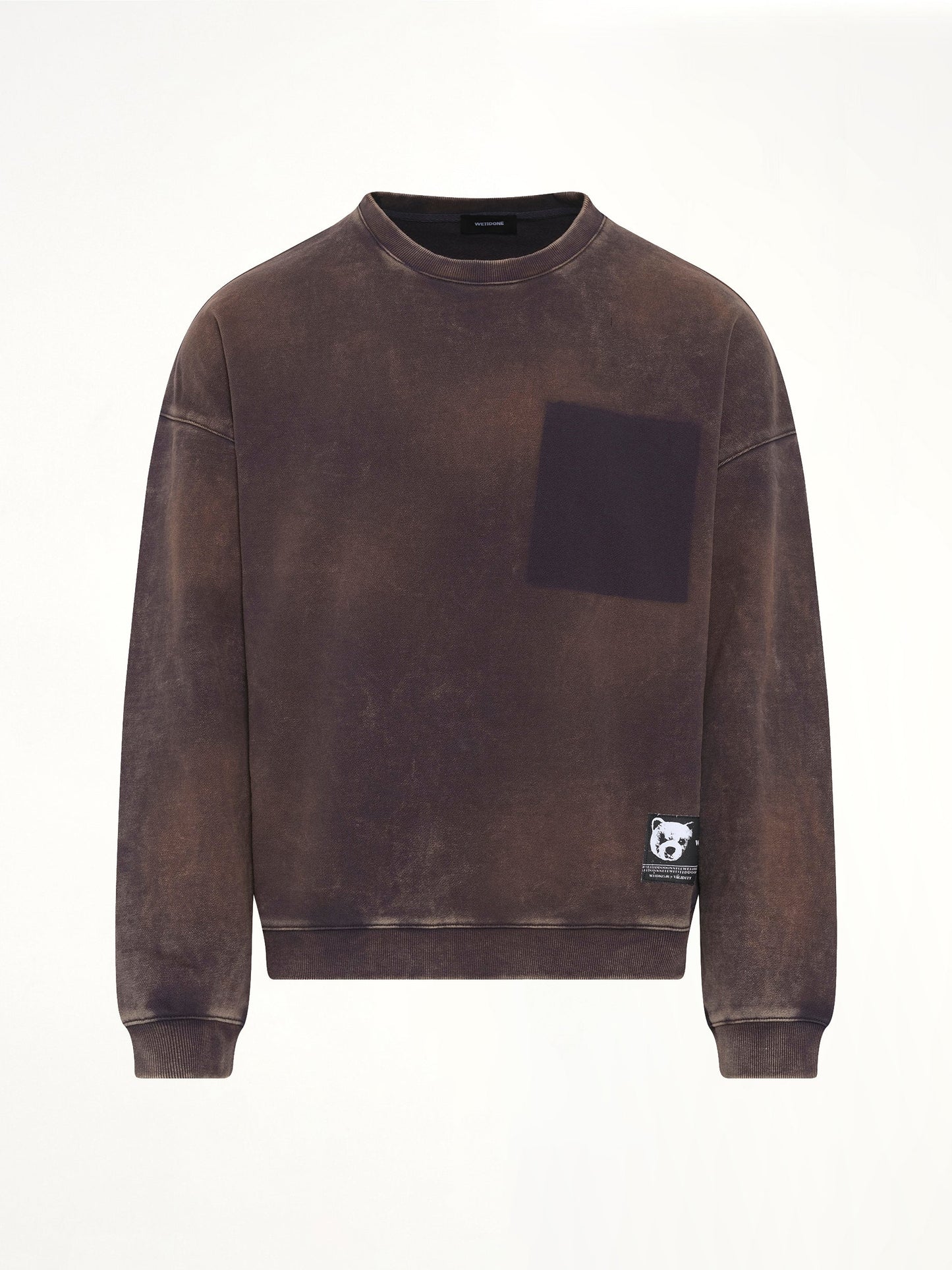WE11DONE Teddy ID Sweatshirt (Grey)