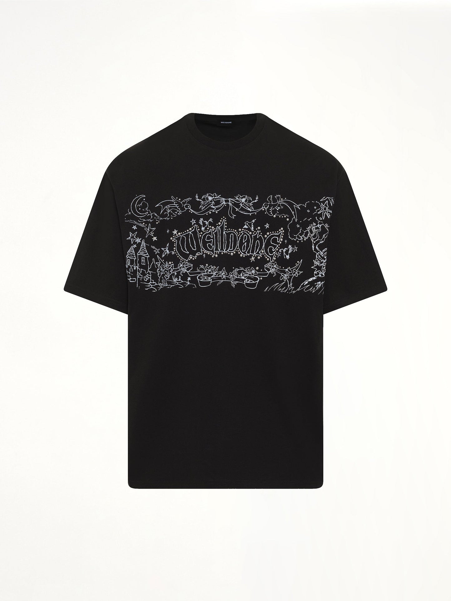 WE11DONE Ending Credit T-Shirt (Black)