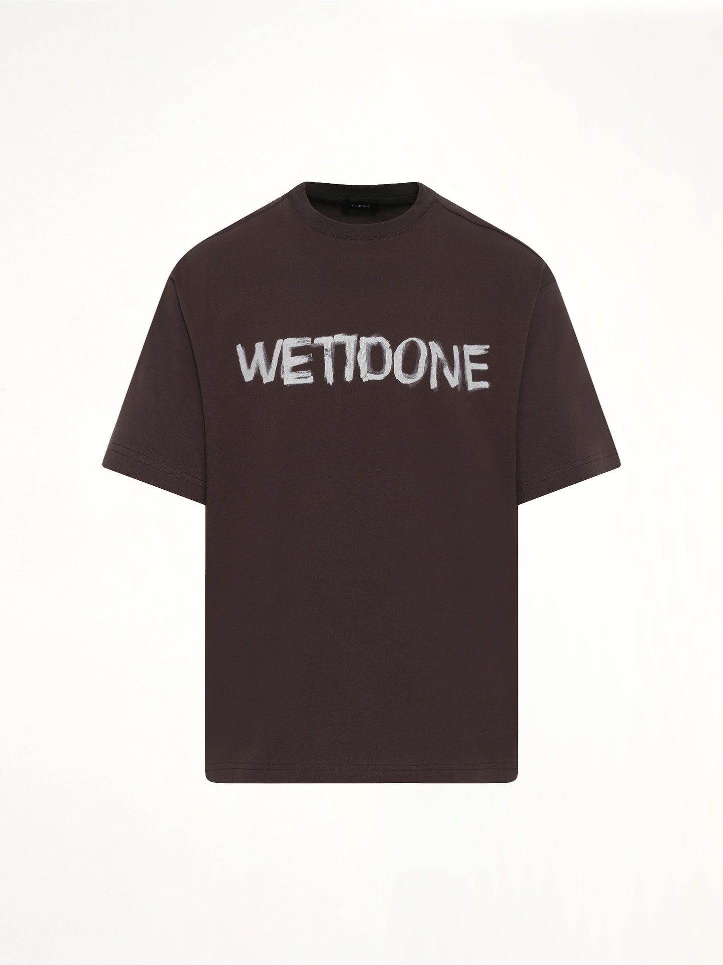 WE11DONE Logo Painted T-Shirt (Grey)