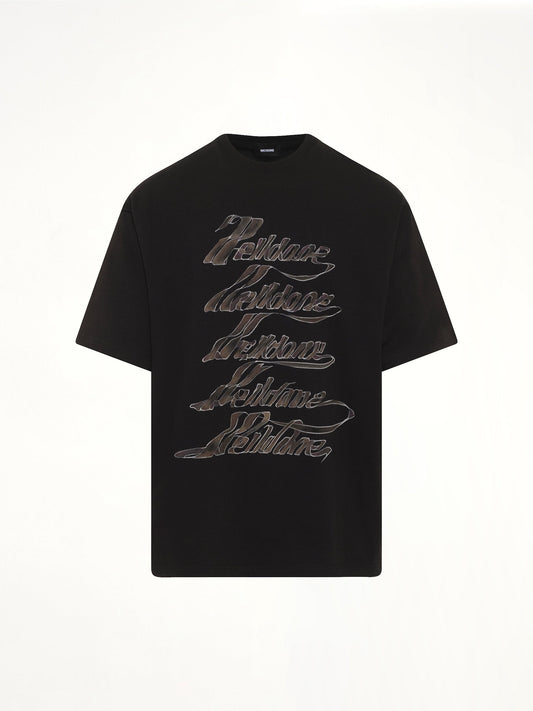 WE11DONE Ribbon Multi-Logo T-Shirt (Black)