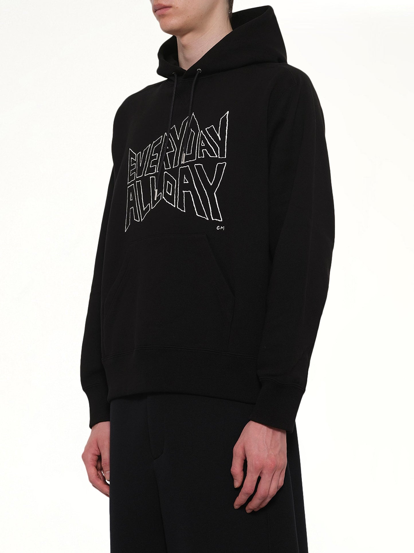 Geoff Sacai Print Hoodie (Black)