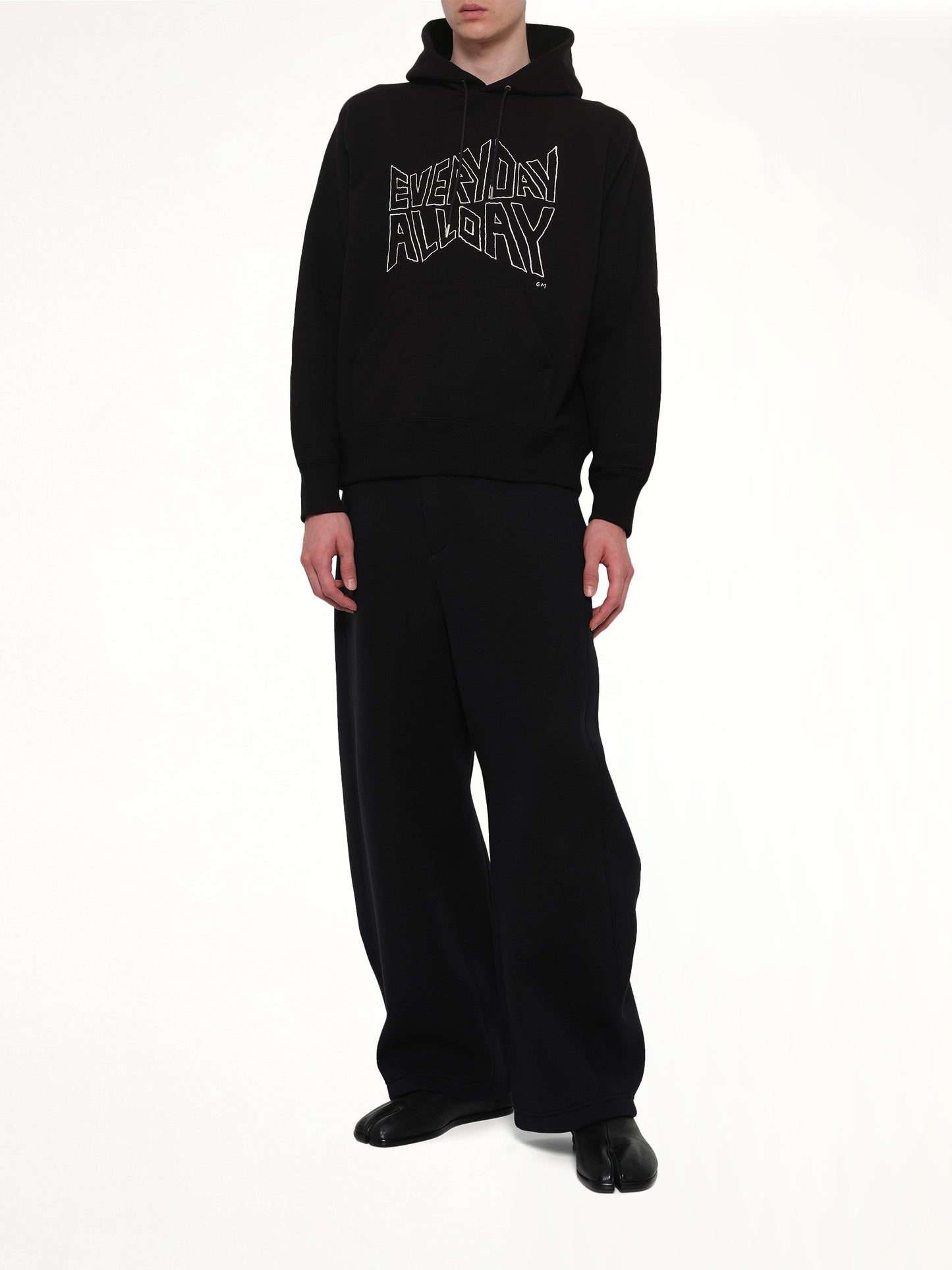 Geoff Sacai Print Hoodie (Black)
