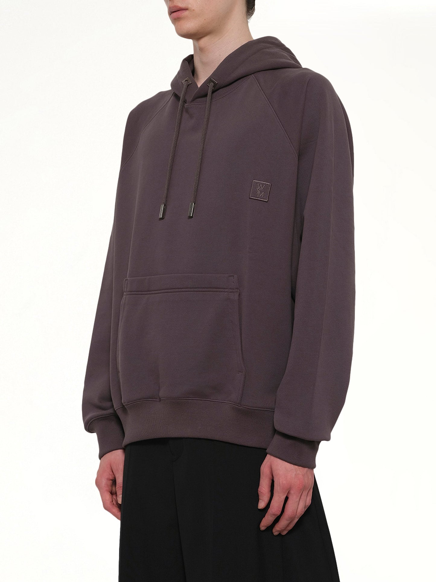 WOOYOUNGMI WYM Patch Hoodie (Grey)