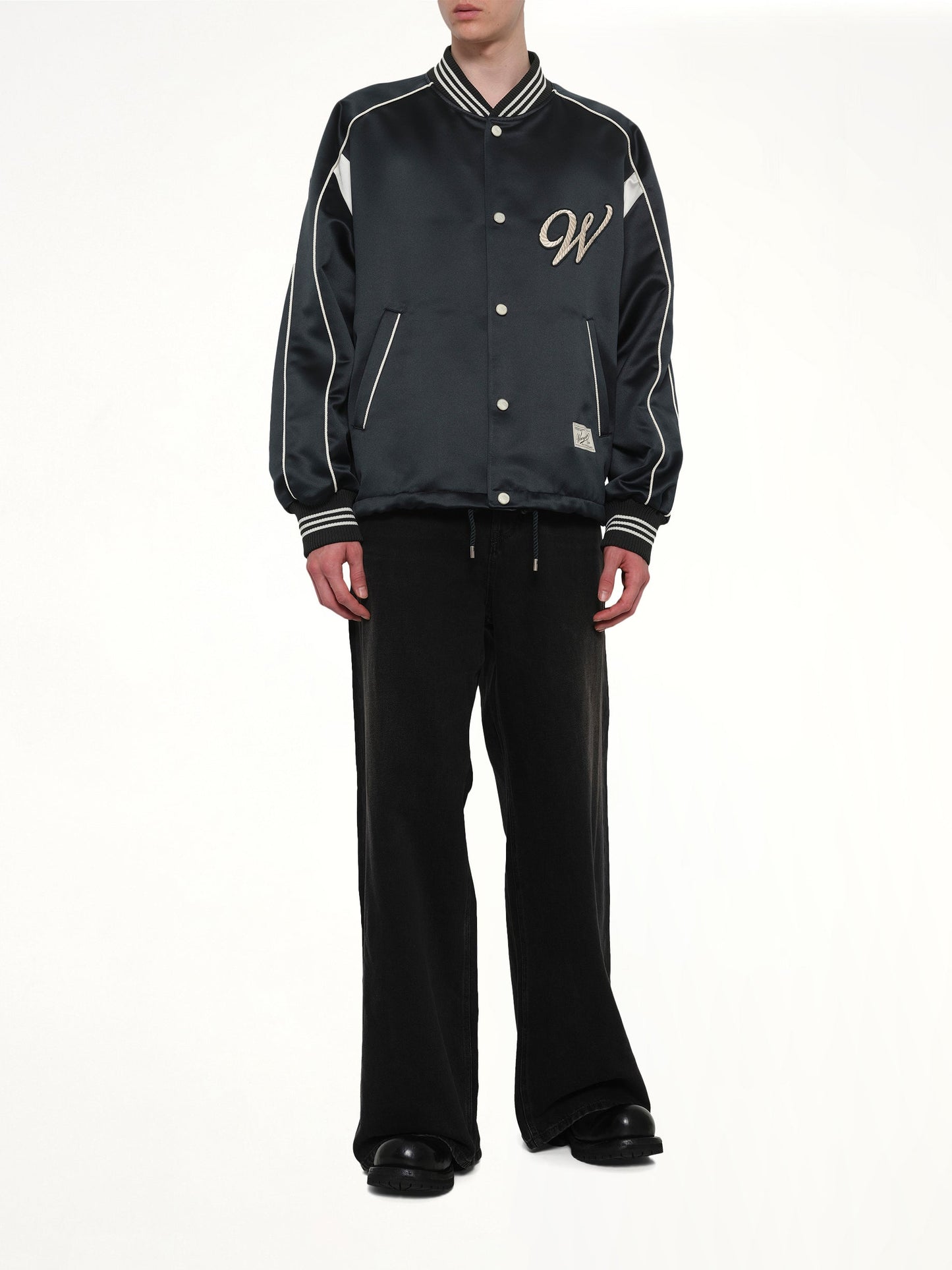 WOOYOUNGMI Varsity Jacket (Green)