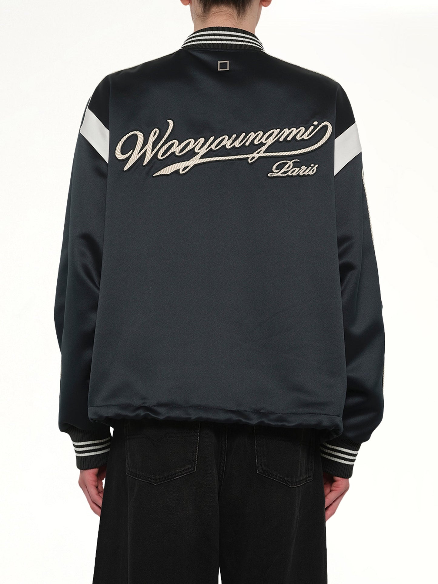 WOOYOUNGMI Varsity Jacket (Green)